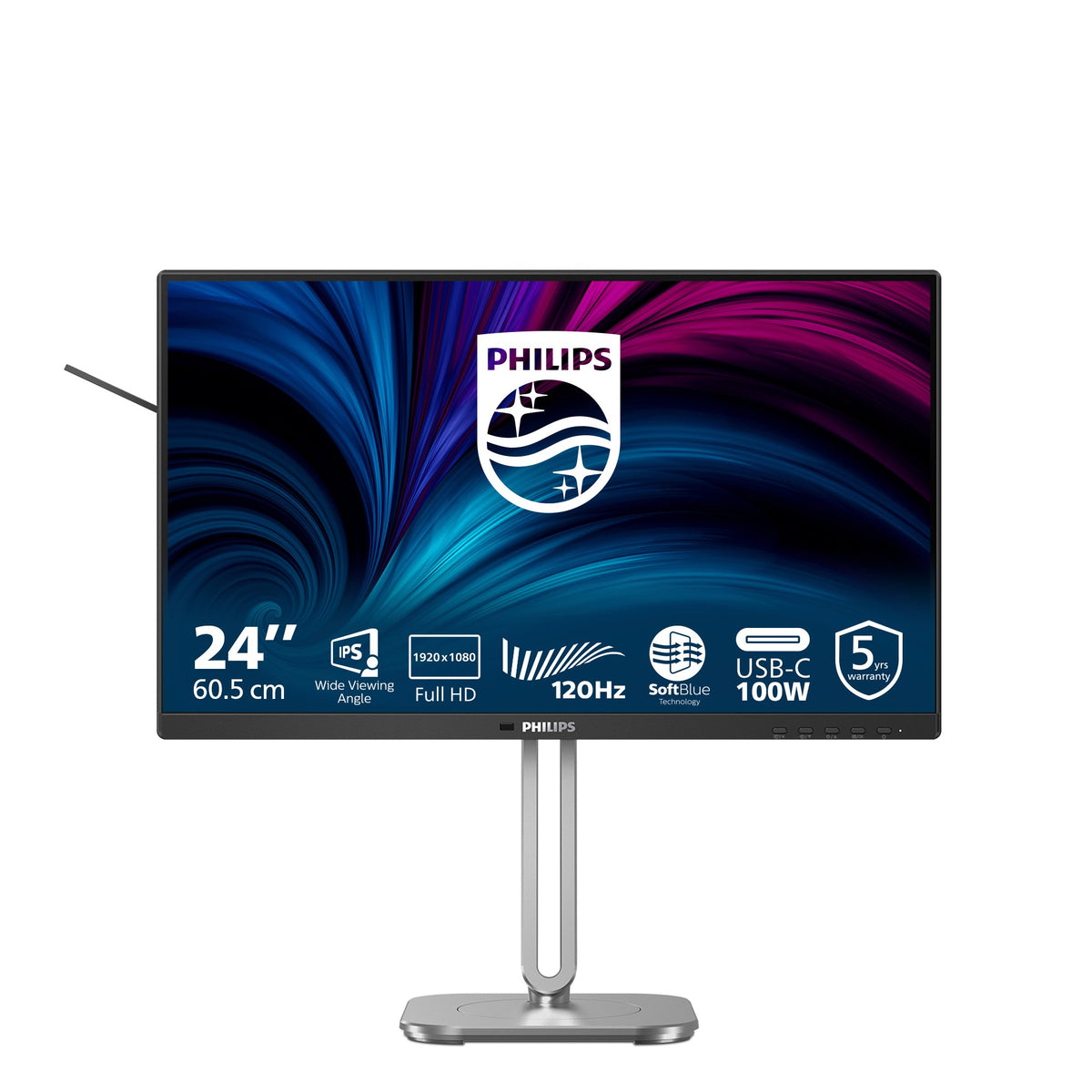 EAN 8721038003901 - Philips 4000 series 24B2U4301/00 pantalla para PC 60,5 cm (23.8") 1920 x 1080 Pixeles Full HD LCD Gris imagen 2