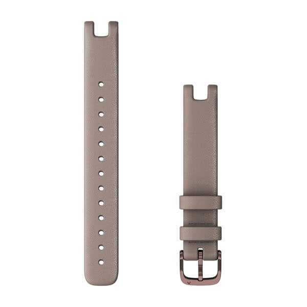 Garmin Wechselarmband Lily 14mm Ital. Leder Taube Mokka