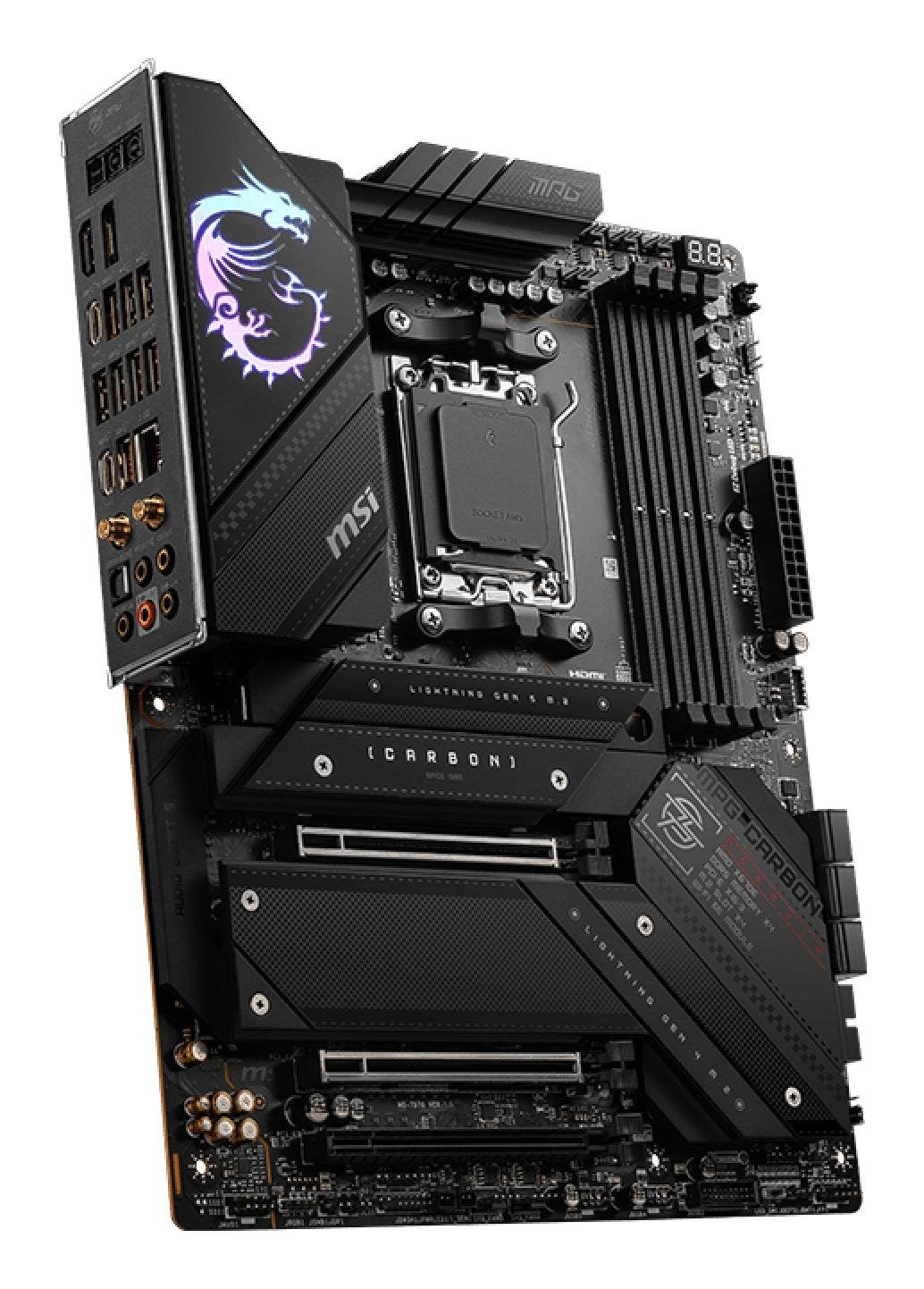 EAN 4711377004879 - MSI MPG X670E CARBON WIFI placa base AMD X670 Zócalo AM5 ATX imagen 4