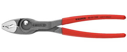 Pinza Frontal Knipex Twingrip Roja, Longitud 250 Mm 82 01 250