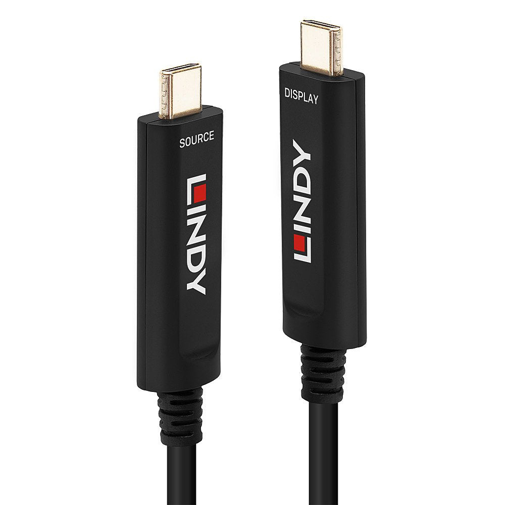 Lindy 15m Fibre Optic Hybrid Usb Typ C Video Kabel