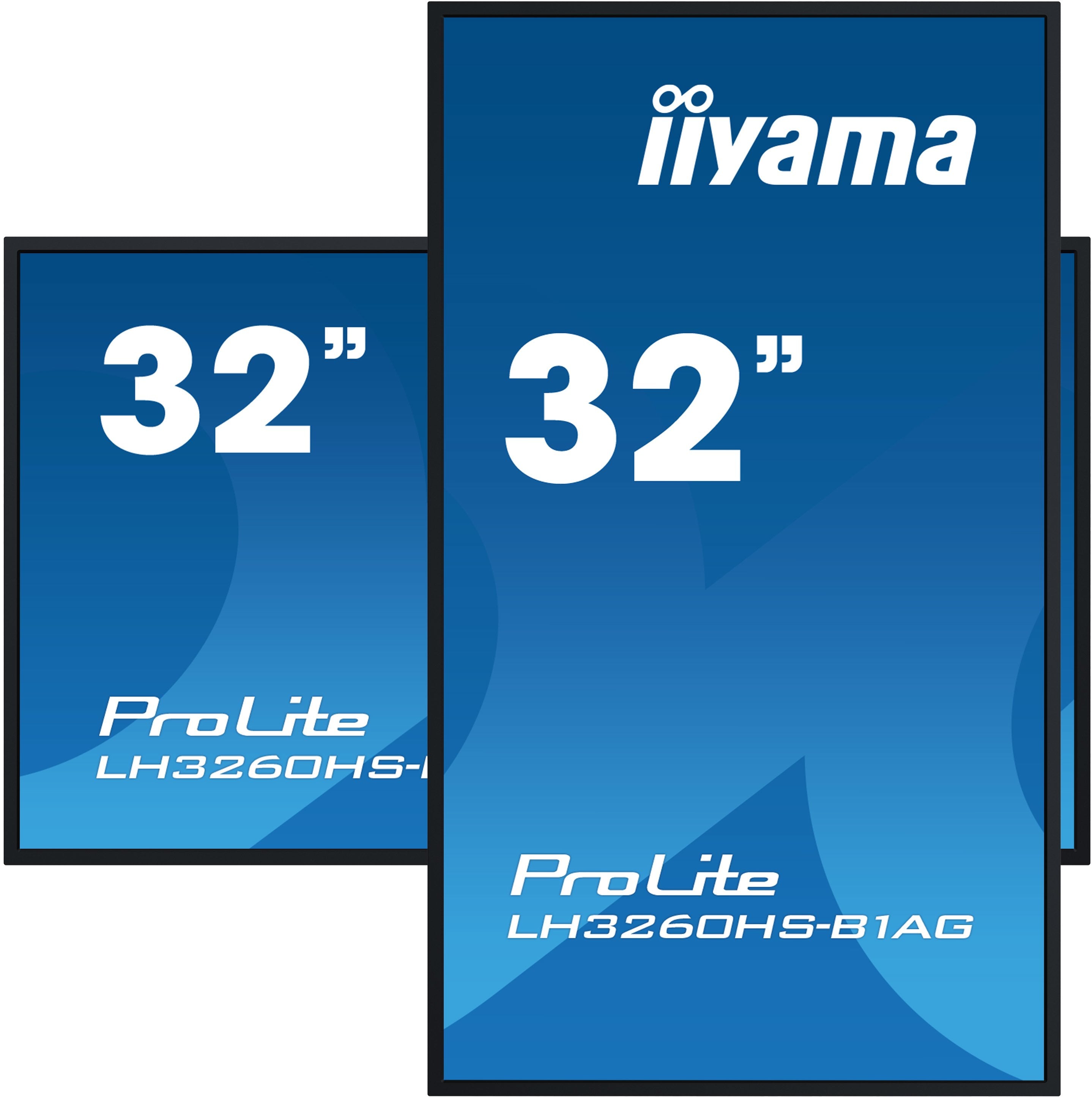 Monitor Iiyama 80.0cm 31,5" Lh3260hs-B1ag 16:9 3xhdmi+2xusb Spk B Retail