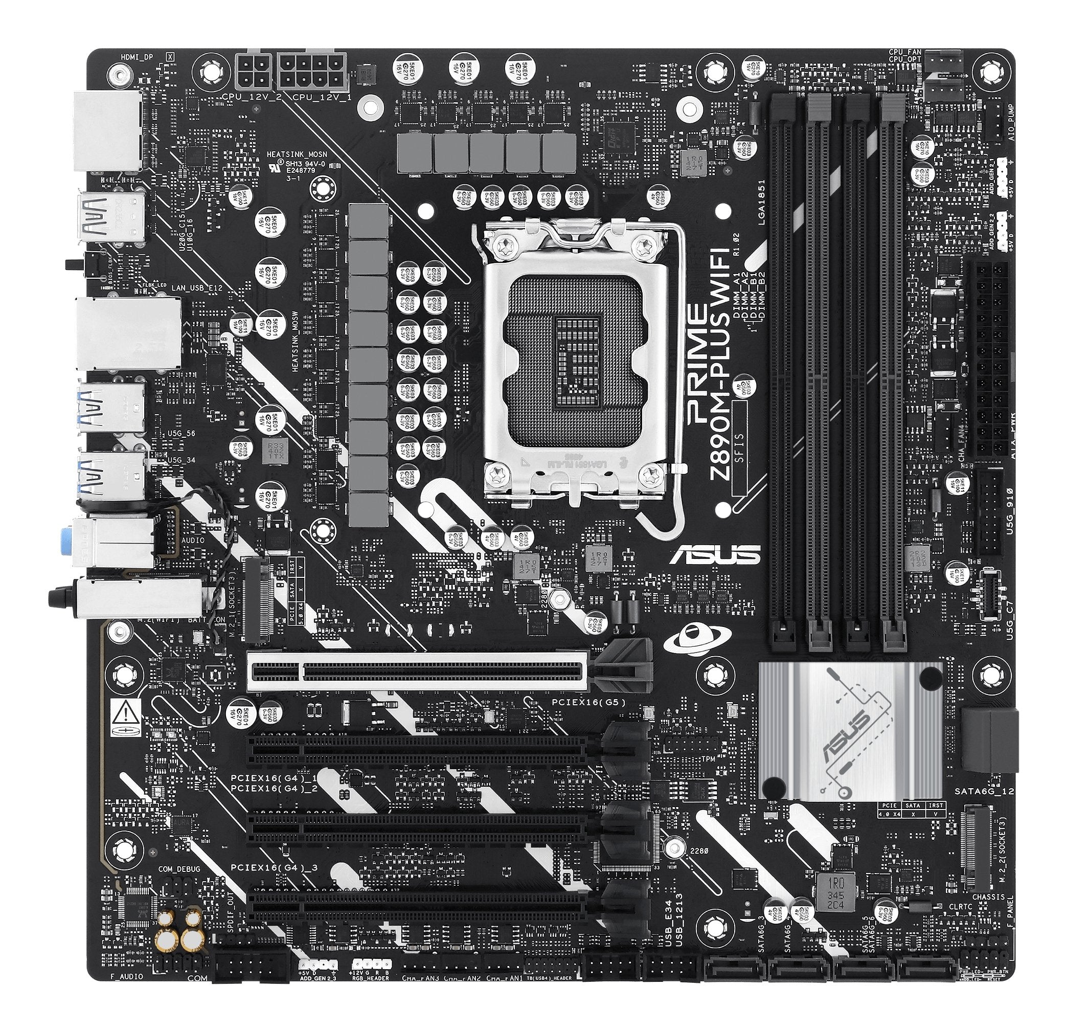 EAN 4711387755419 - ASUS PRIME Z890M-PLUS WIFI Intel Z890 LGA 1851 (Socket V1) micro ATX imagen 4