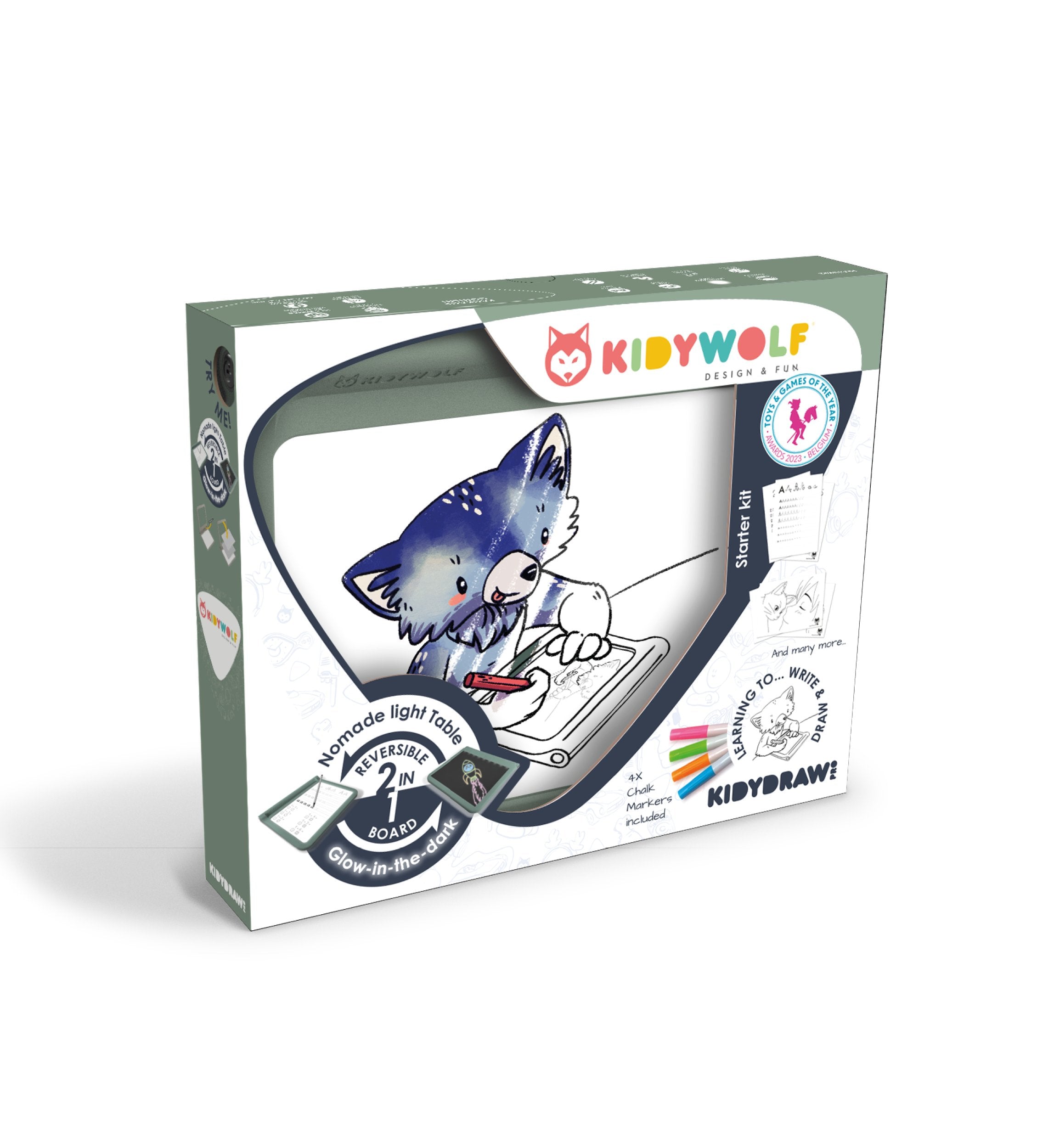 Kidywolf Leuchtende Designtafel