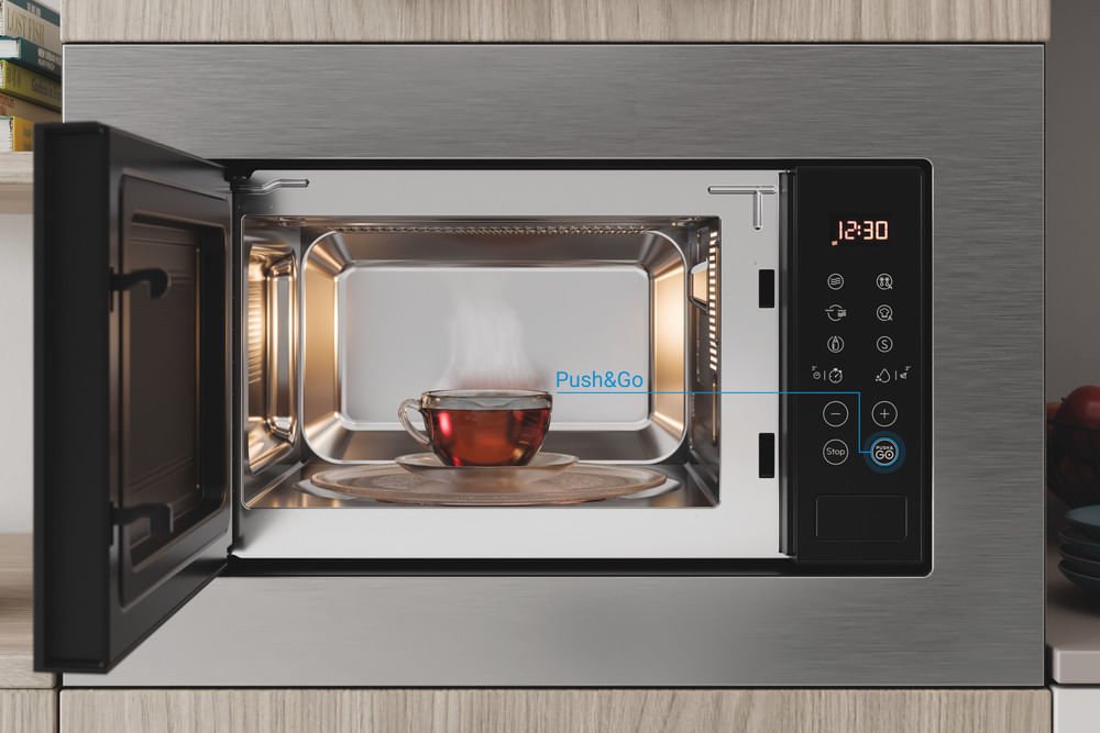 EAN 8050147591437 - Indesit MWI 120 GX Acero inoxidable Microondas con grill Integrado 20 L 800 W imagen 5