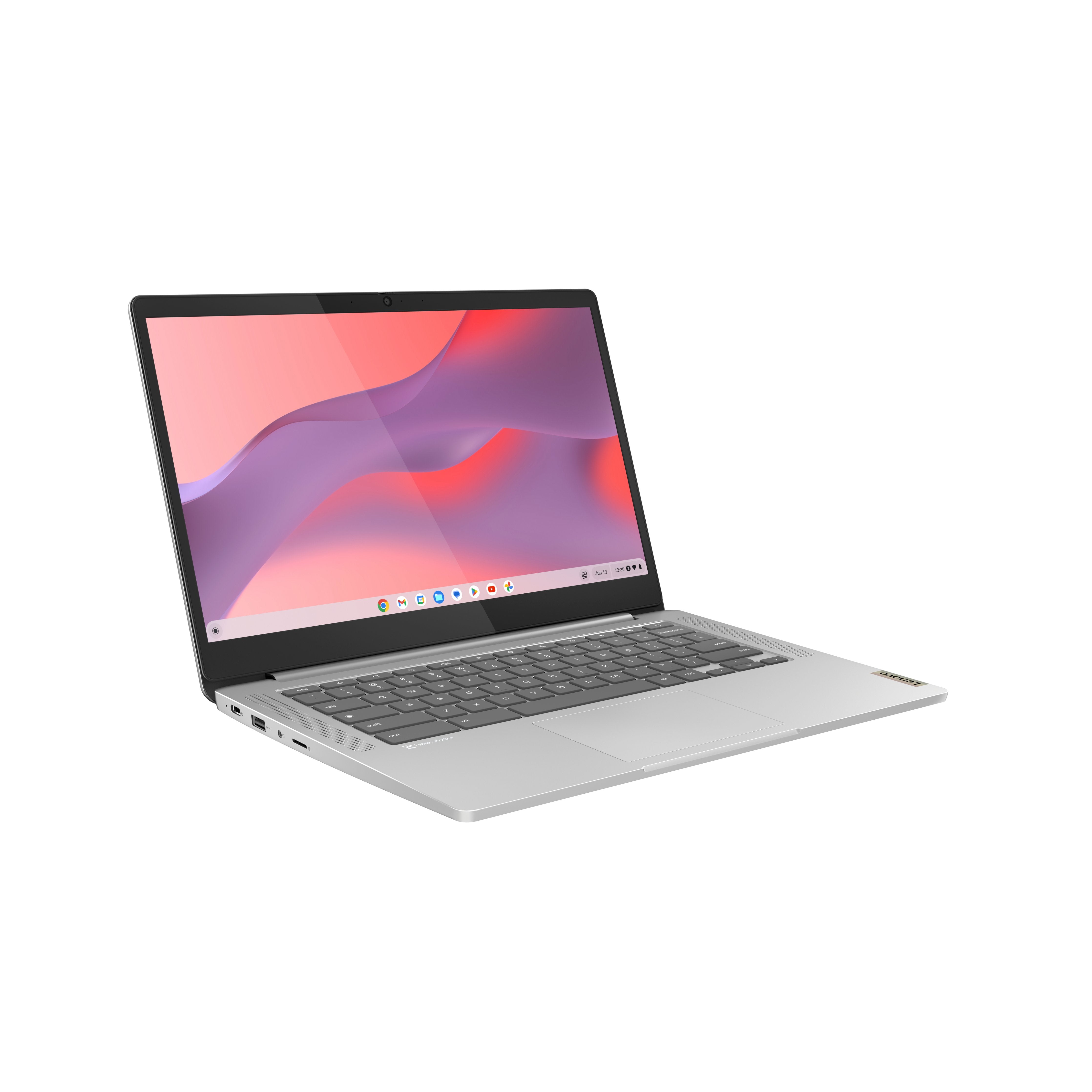 Lenovo Ideapad Slim 3 14m868 Chromebook 35,6 Cm (14") Full Hd Mediatek 8 Gb Lpddr4x-Sdram 128 Gb Emmc Wi-Fi 6 (802.11ax) Chromeos Gris