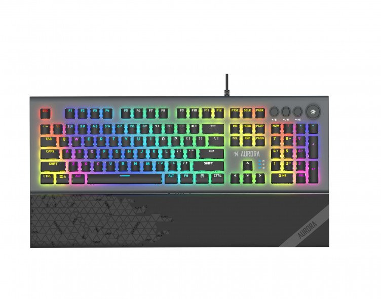 EAN 5903968680183 - iBox AURORA K-5 teclado Juego USB QWERTY Inglés Negro imagen 1