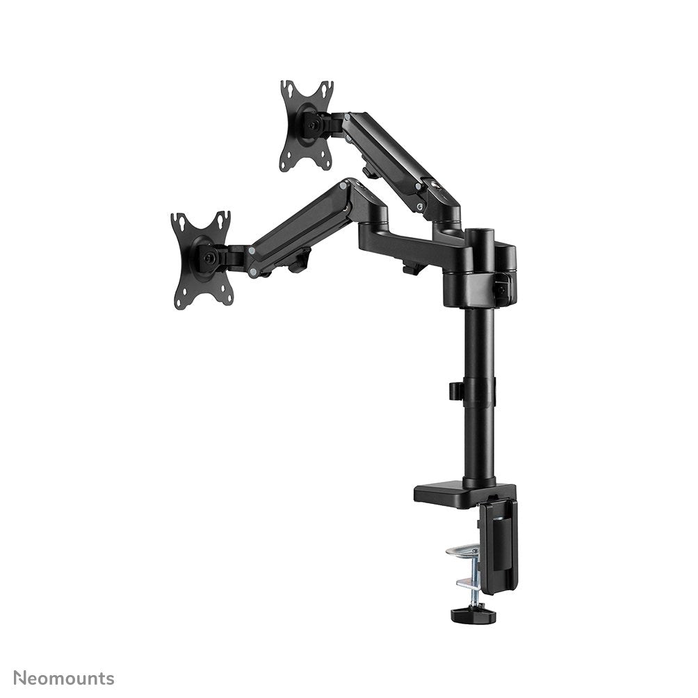Neomounts Soporte De Escritorio De Movimiento Completo Para 2 Pantallas De 17-27" 7kg Ds70-750bl2