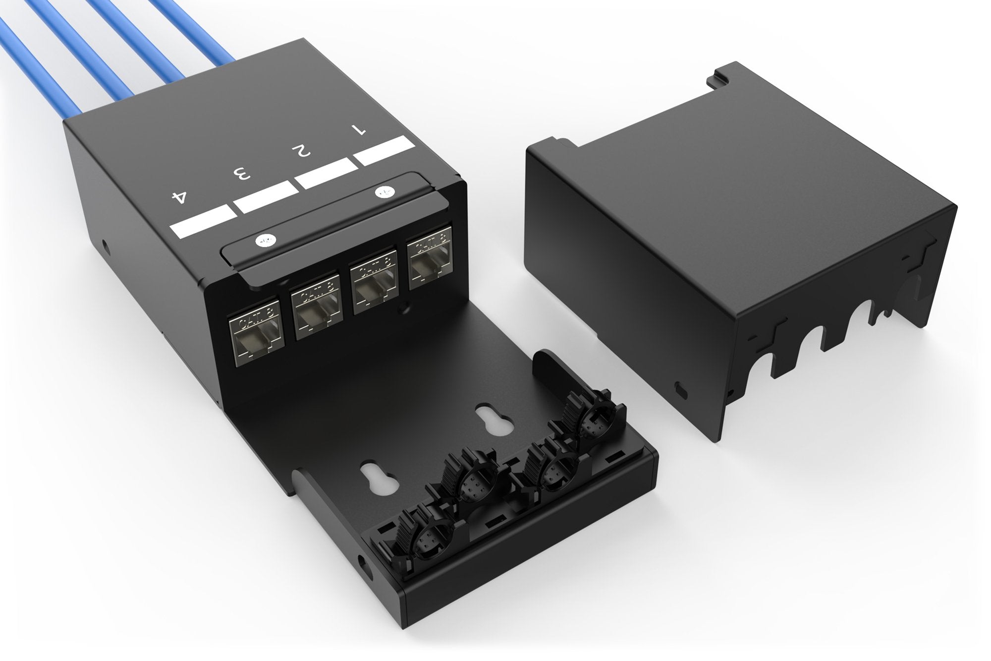 EAN 4016032497509 - Digitus DN-93708-4 caja de conexiones de red Negro imagen 5