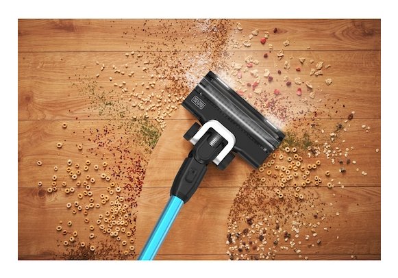 Aspiradora Black & Decker Bsv520brb-Qw De Pie Y Escoba Eléctrica Aspiradora Escoba Batería Secar Sin Bolsa 0,65 L Azul 2 Ah