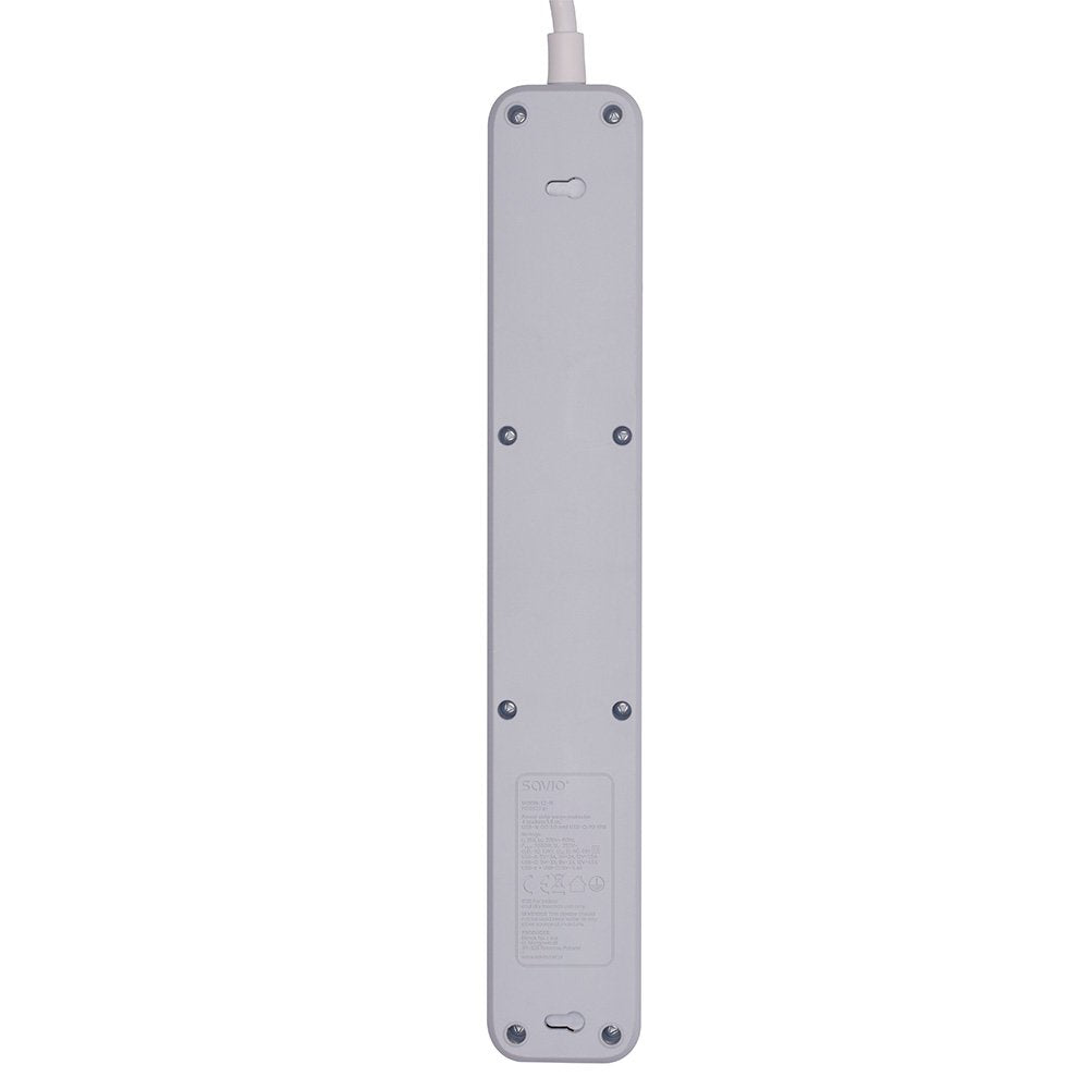EAN 5901986047865 - Savio LZ-114 4 salidas AC Tipo E 1,5 m 2 3680 W Blanco imagen 8