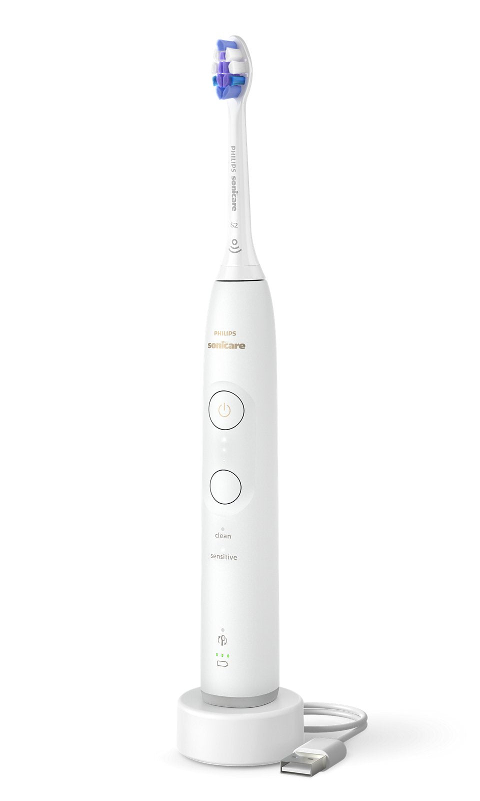 EAN 8720689021722 - Philips HX7400/02 cepillo eléctrico para dientes Adulto Cepillo dental sónico Blanco imagen 4