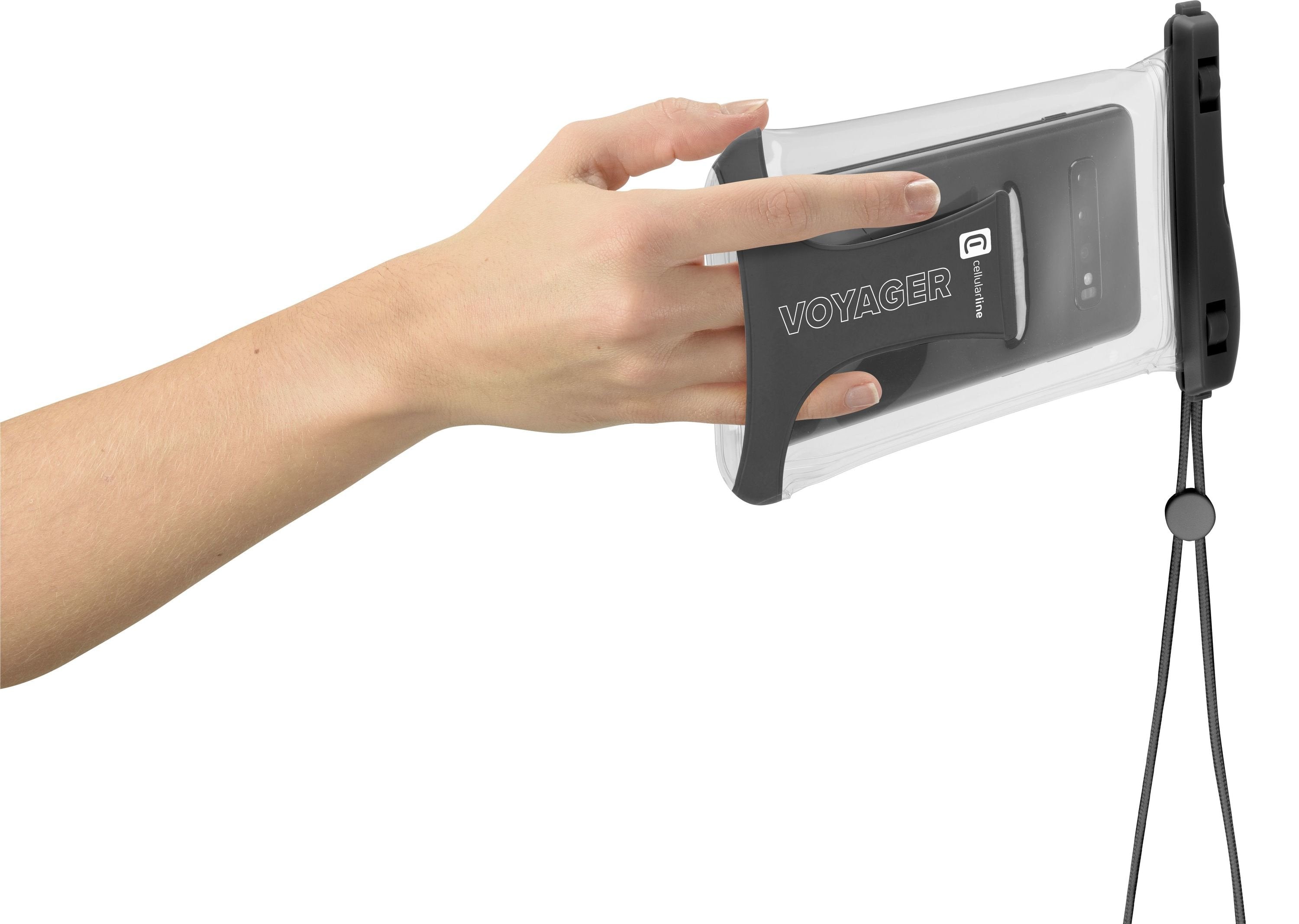 Cellularline Voyager Waterproof Case Universal Schwarz