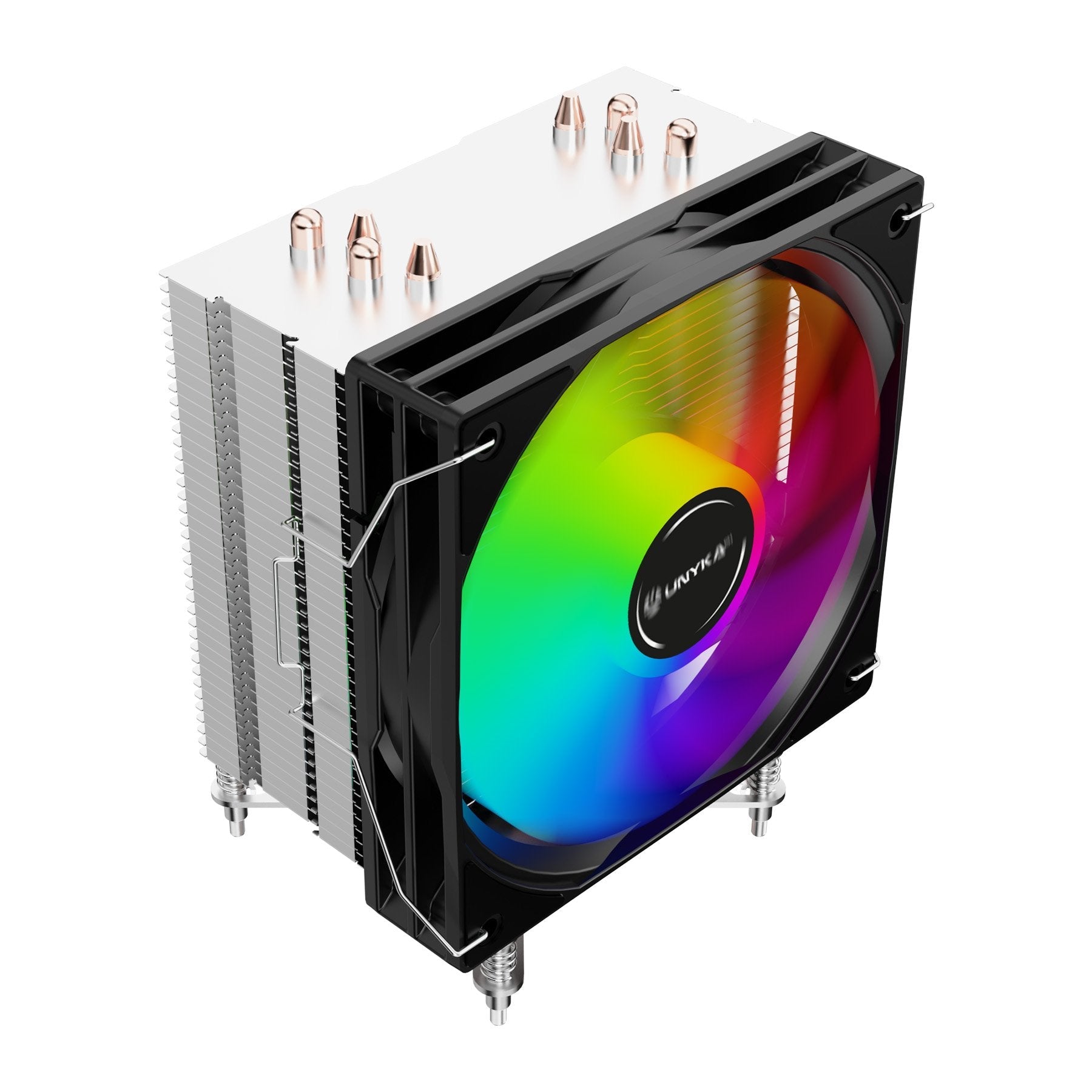 Refrigeración Cpu Unykach Unycool H41 Argb Multisocket Universal - Ventilador 120mm - Iluminacion Argb - Negro