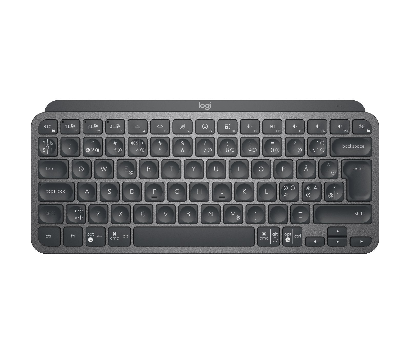 EAN 5099206098961 - Logitech 920-010492 teclado Universal RF Wireless + Bluetooth QWERTY Nórdico Grafito imagen 1