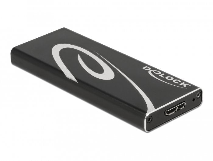 Delock 42007 Caja Para Disco Duro Externo Caja Externa Para Unidad De Estado Sólido (Ssd) Negro M.2