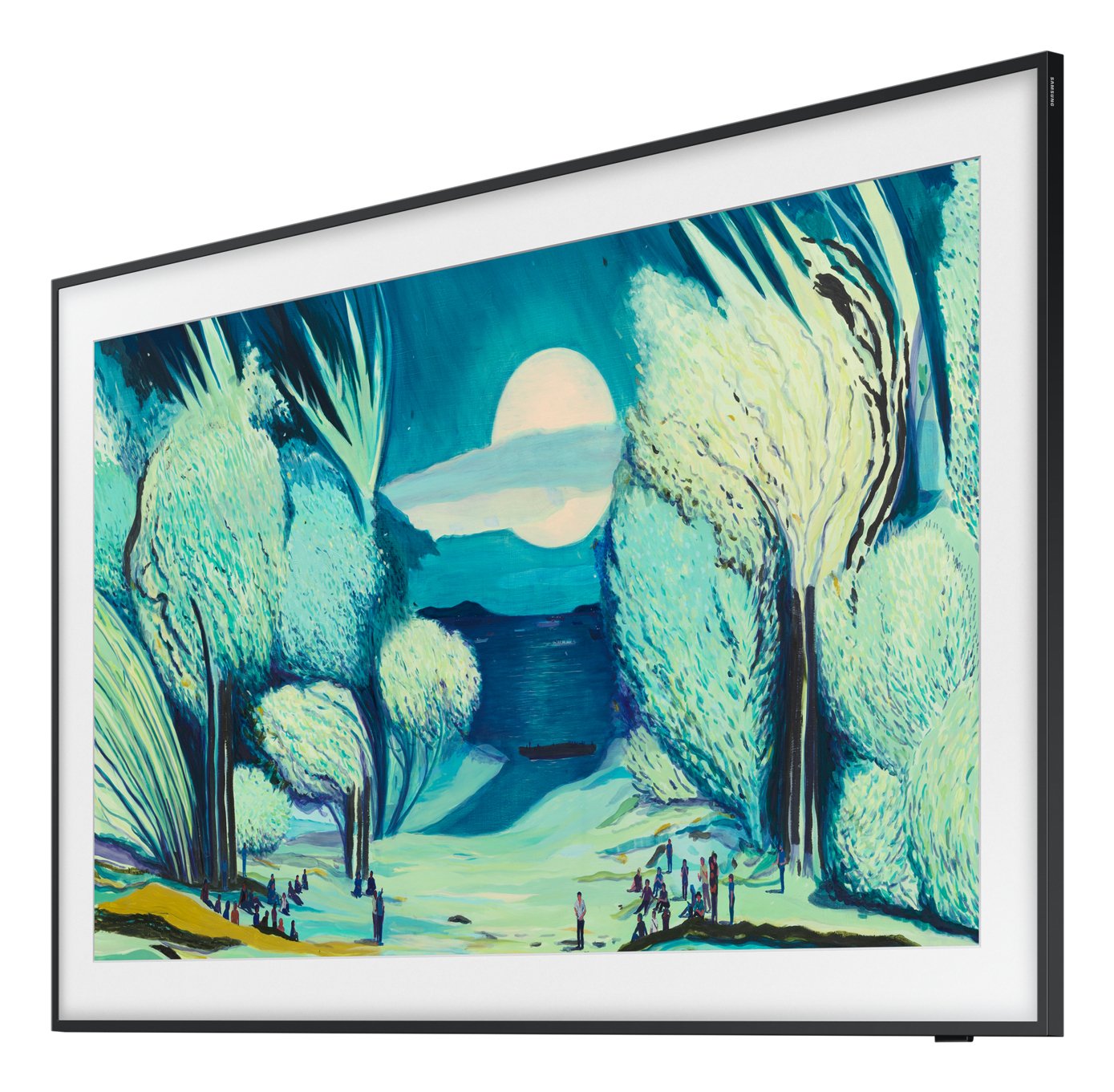 138cm 55" (3840x2160) Samsung Gq55ls03fauxzg 16:9 4k Qled 144hz Hdmi Usb Lan Wlan Bluetooth Vesa Hdr10+ Smart Black