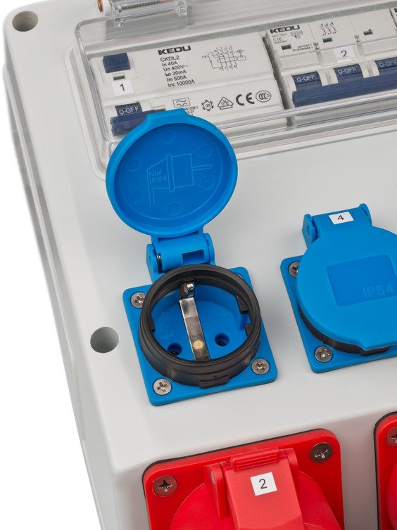 EAN 4007123650361 - Brennenstuhl 1154890020 unidad de distribución de energía (PDU) 7 salidas AC Negro, Azul, Gris, Rojo imagen 4