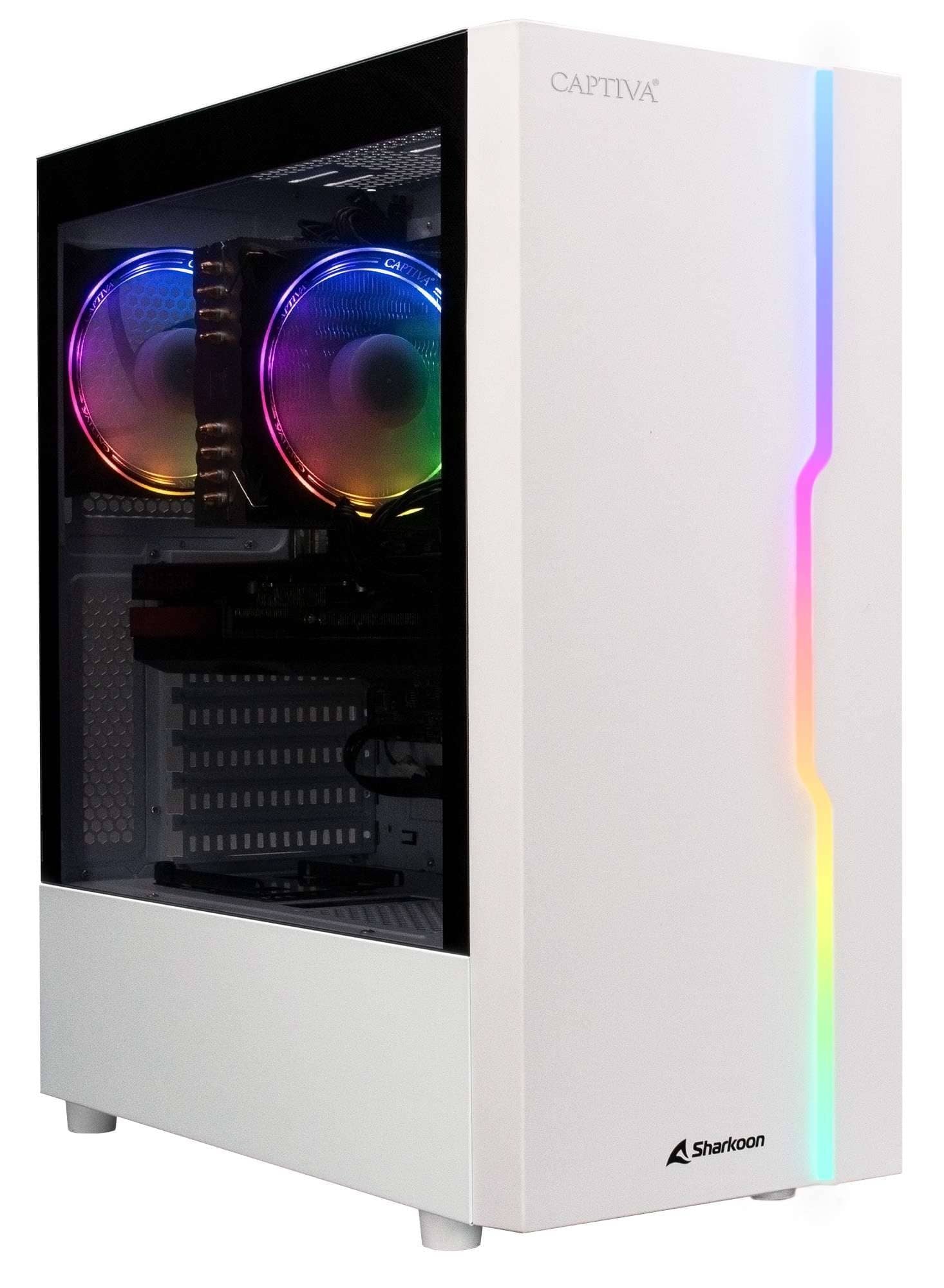 Captiva Advanced Gaming R86-339 Amd Ryzen 5 5600 32 Gb Ddr4-Sdram 1 Tb Ssd Nvidia Geforce Rtx 4060 Windows 11 Home Escritorio Pc Blanco