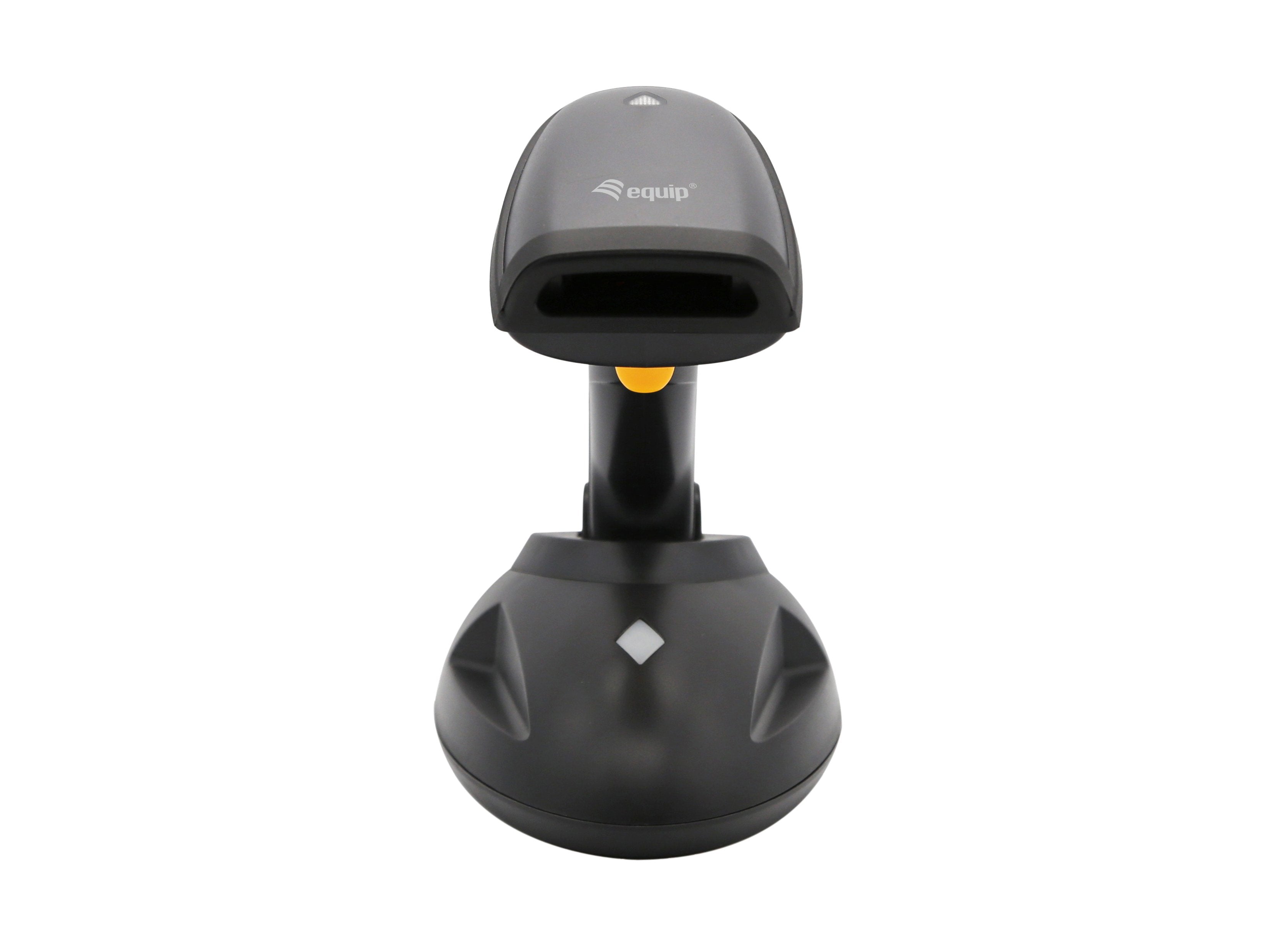 Equip Escáner Manual De Código De Barras 2d Láser Inalámbrico Usb Negro