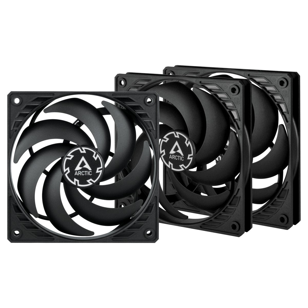 EAN 4895213703888 - ARCTIC P12 Slim PWM PST Carcasa del ordenador Ventilador 12 cm Negro 3 pieza(s) imagen 1