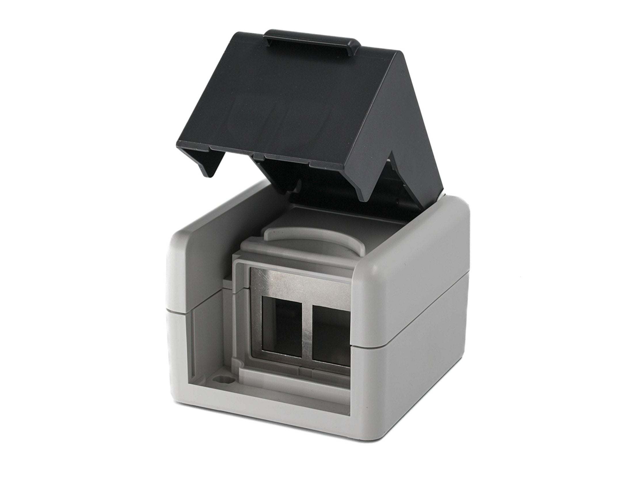 Equip Aufputzdose 2-Port Keymone Ungeschirmt Outdoor Gris