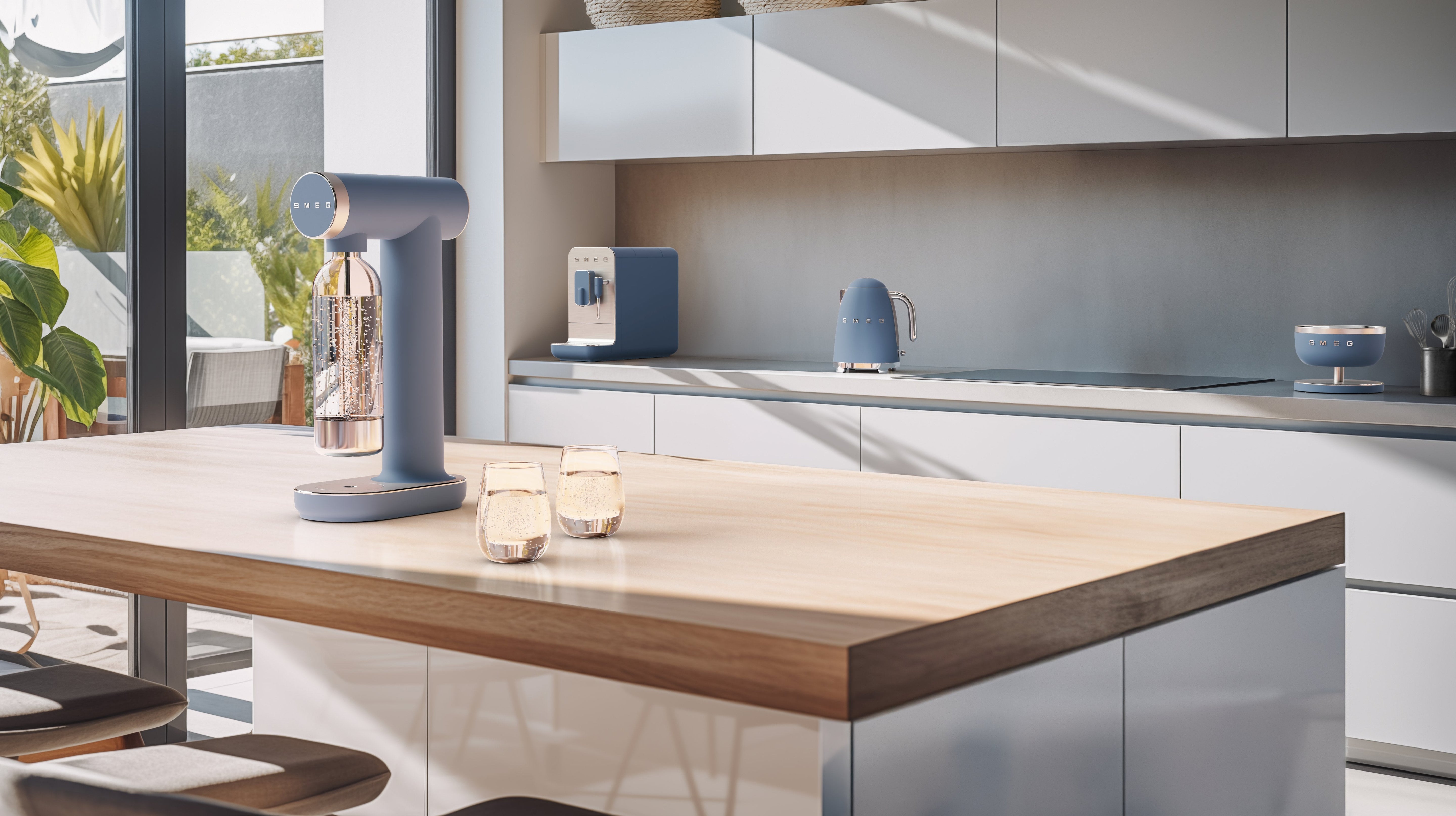 Hervidor Smeg 50´Style Tormenta Azul Klf03sbmeu