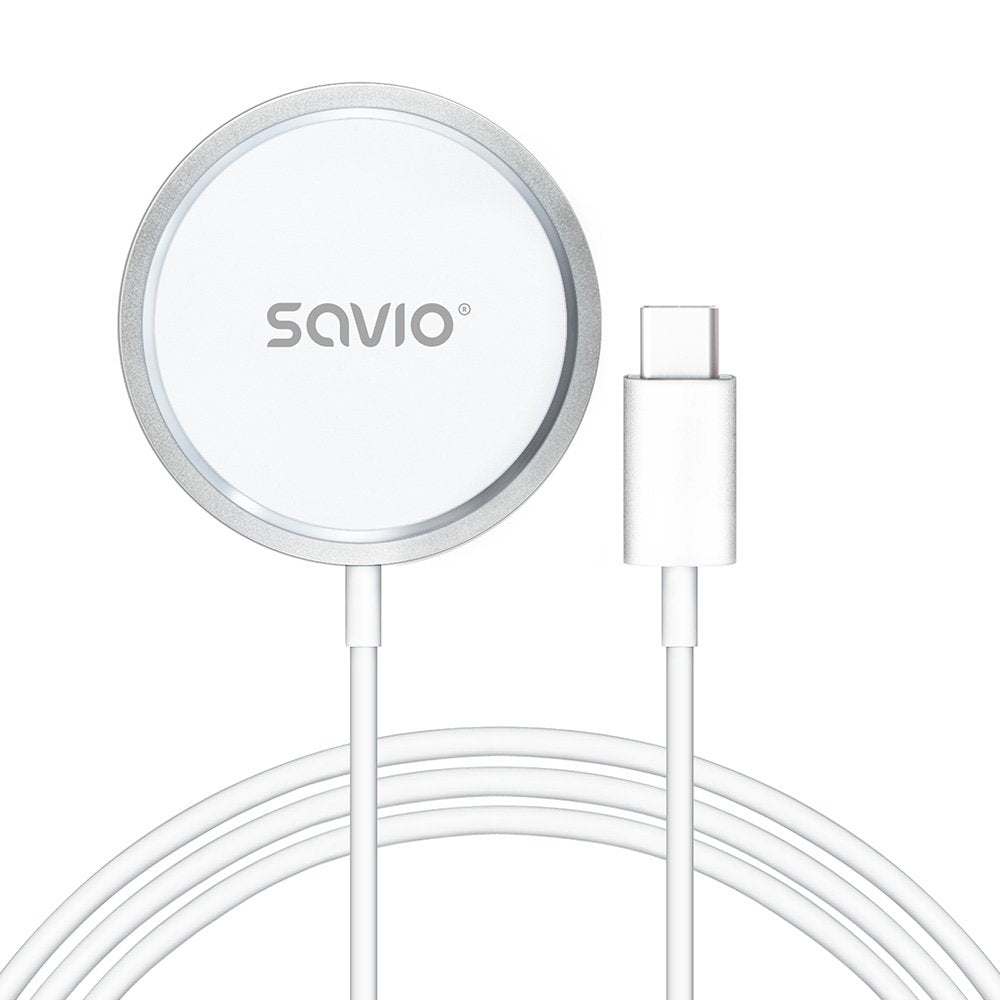 EAN 5901986049548 - Savio LA-11 cargador de dispositivo móvil Teléfono móvil, Universal Blanco CC Cargador inalámbrico Interi imagen 3