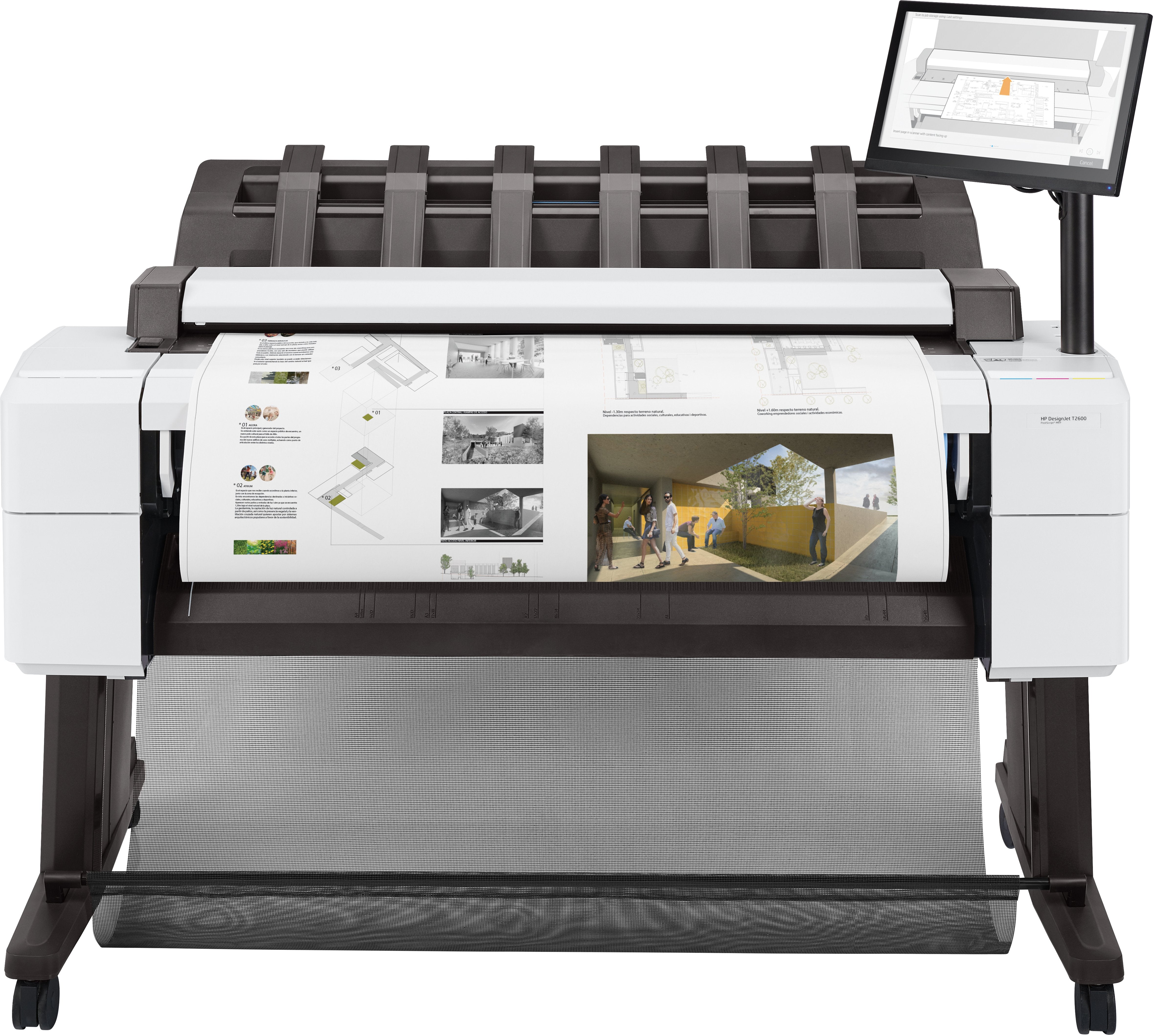 EAN 193905891405 - HP Designjet T2600 36-in PostScript Multifunction Printer impresora de gran formato Inyección de tinta tér imagen 49