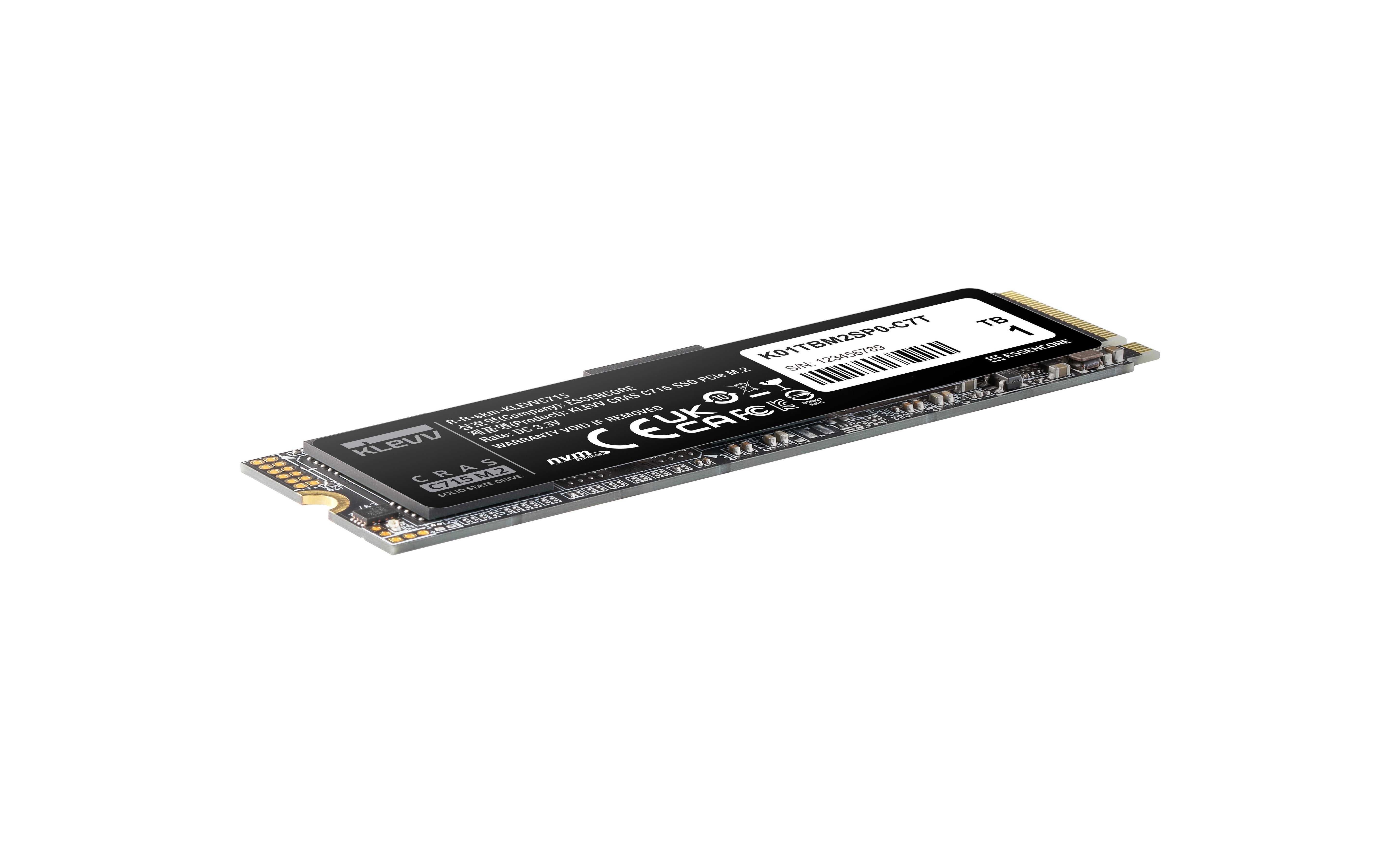 EAN 4895194901815 - Klevv CRAS C715 1 TB M.2 PCI Express 3.0 NVMe 3D TLC NAND imagen 4