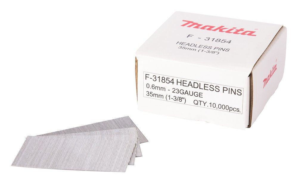 Makita F-31854 Clavos De 0,6 X 35 Mm, 10.000 Piezas F-31854