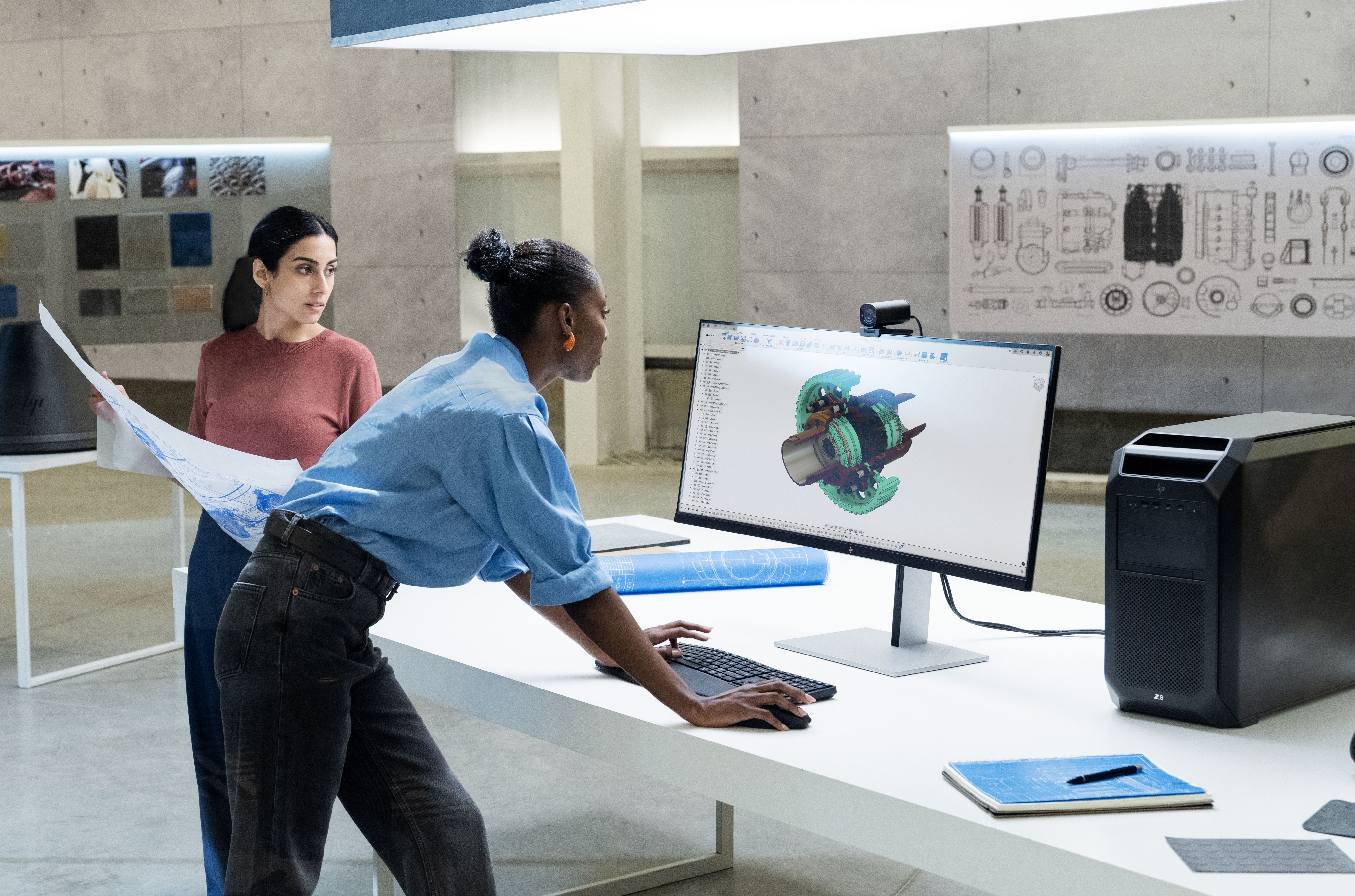 Hp Z8 Fury G5 W5-2445 Torre Intel® Xeon® W 32 Gb Ddr5-Sdram 1 Tb Ssd Windows 11 Pro Puesto De Trabajo Negro