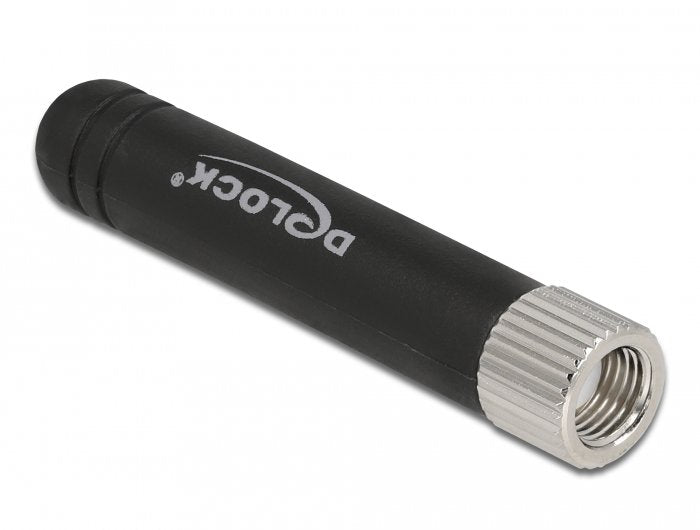 Delock Antena Wlan 802.11 B/G/N Rp-Sma Macho 1,7 - 3,7 Dbi Omnidireccional Fija Con Material Flexible Negra
