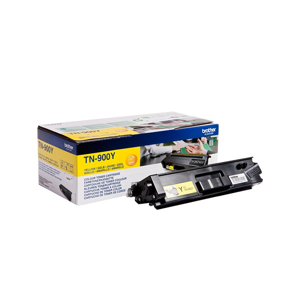 Brother Toner Tn900y Cartridge Yellow Extra High Capacity 6.000 Pages 1pack