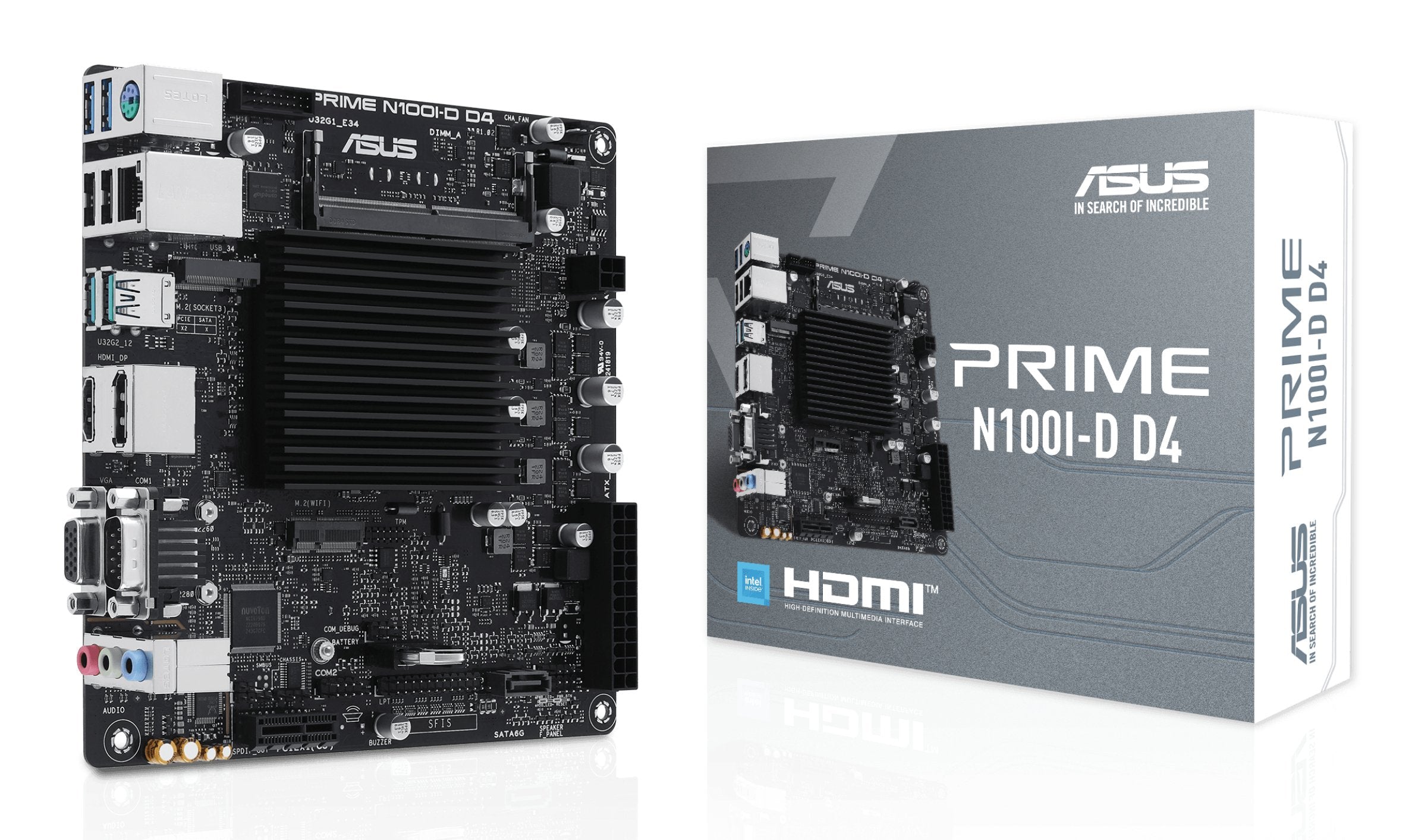 EAN 4711387262320 - ASUS PRIME N100I-D D4 NA (CPU integrada) mini ITX imagen 1