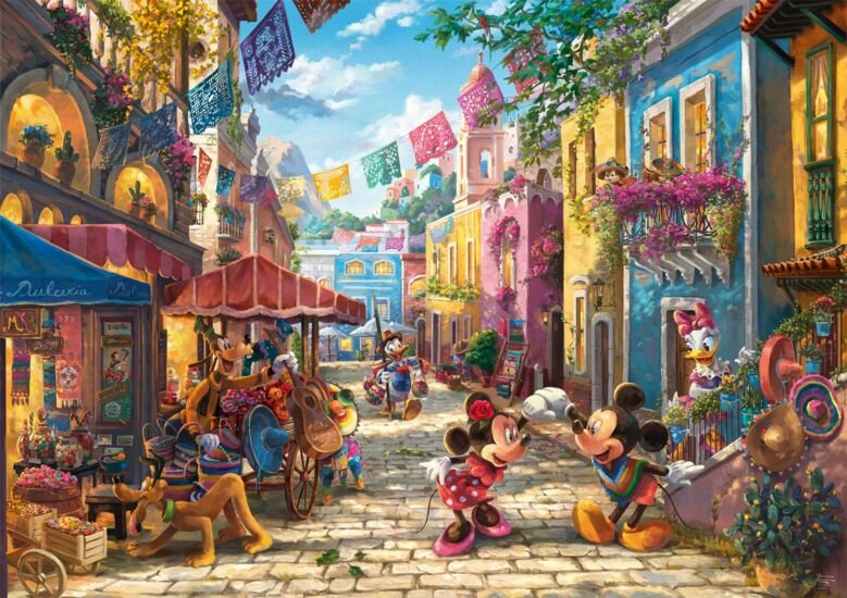 Puzzle Schmidt Spiele Disney, Mickey Y Minnie En México 6000 57397 6000 Piezas