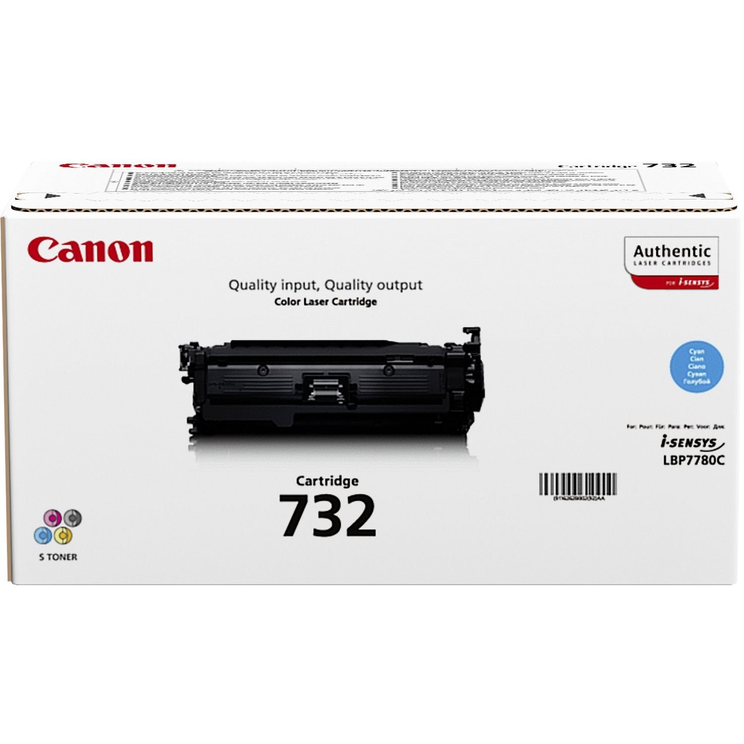 EAN 4960999909110 - Canon 732C cartucho de tóner 1 pieza(s) Original Cian imagen 1