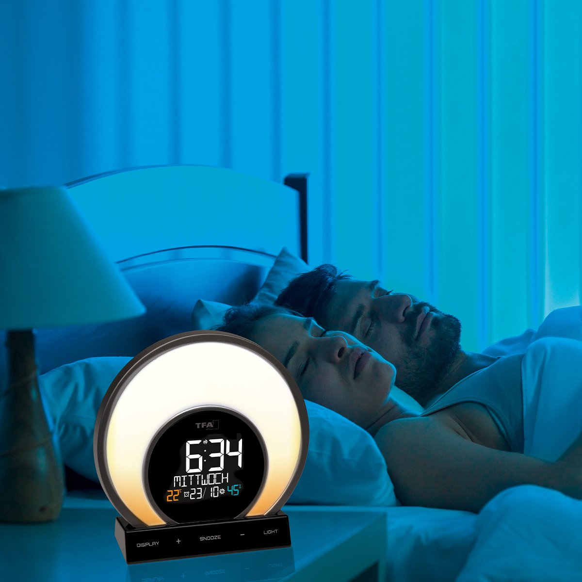 EAN 4009816034564 - TFA-Dostmann Soluna Reloj despertador analógico Negro, Transparente imagen 7