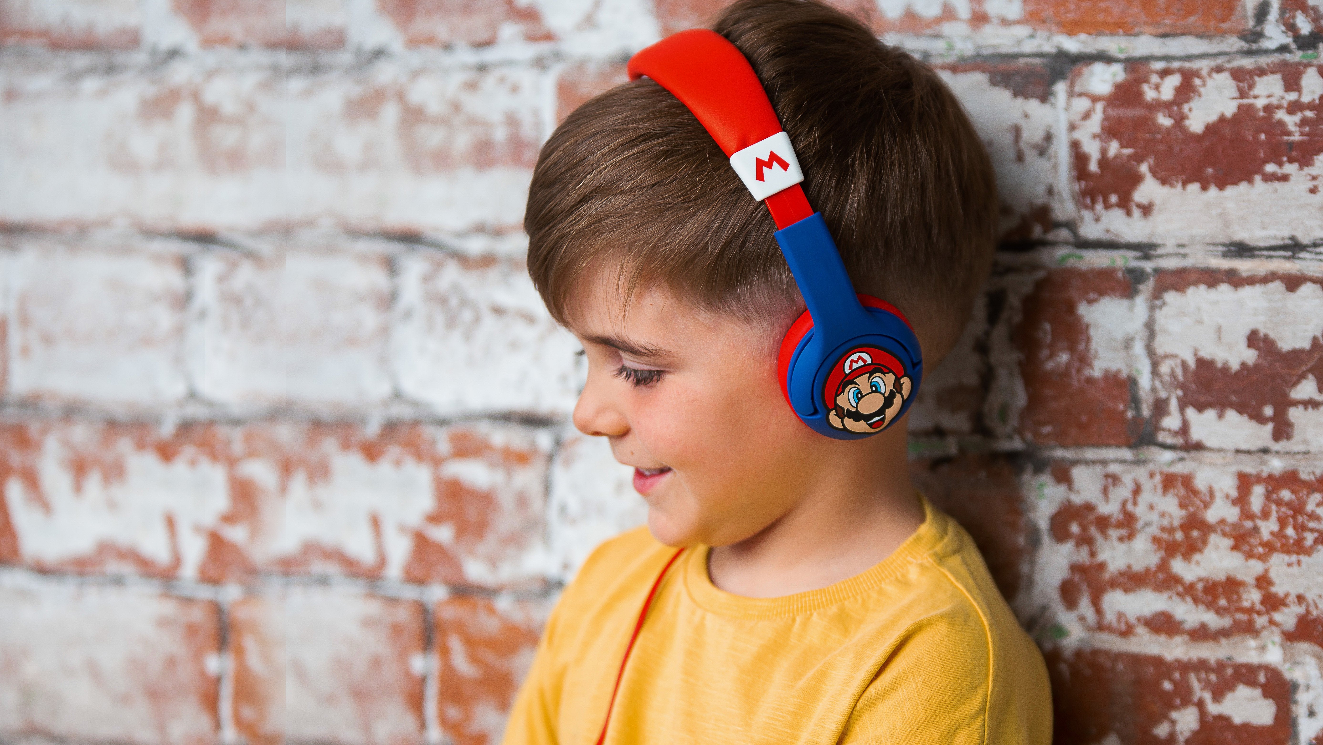 Auriculares Infantiles Otl Super Mario/ Jack 3.5/ Azules