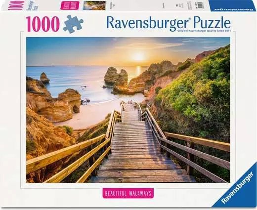 Ravensburger Puzzle Hermosas Pasarelas - Escaleras De Madera A Praio Do Camillo 1000 Piezas 12001761