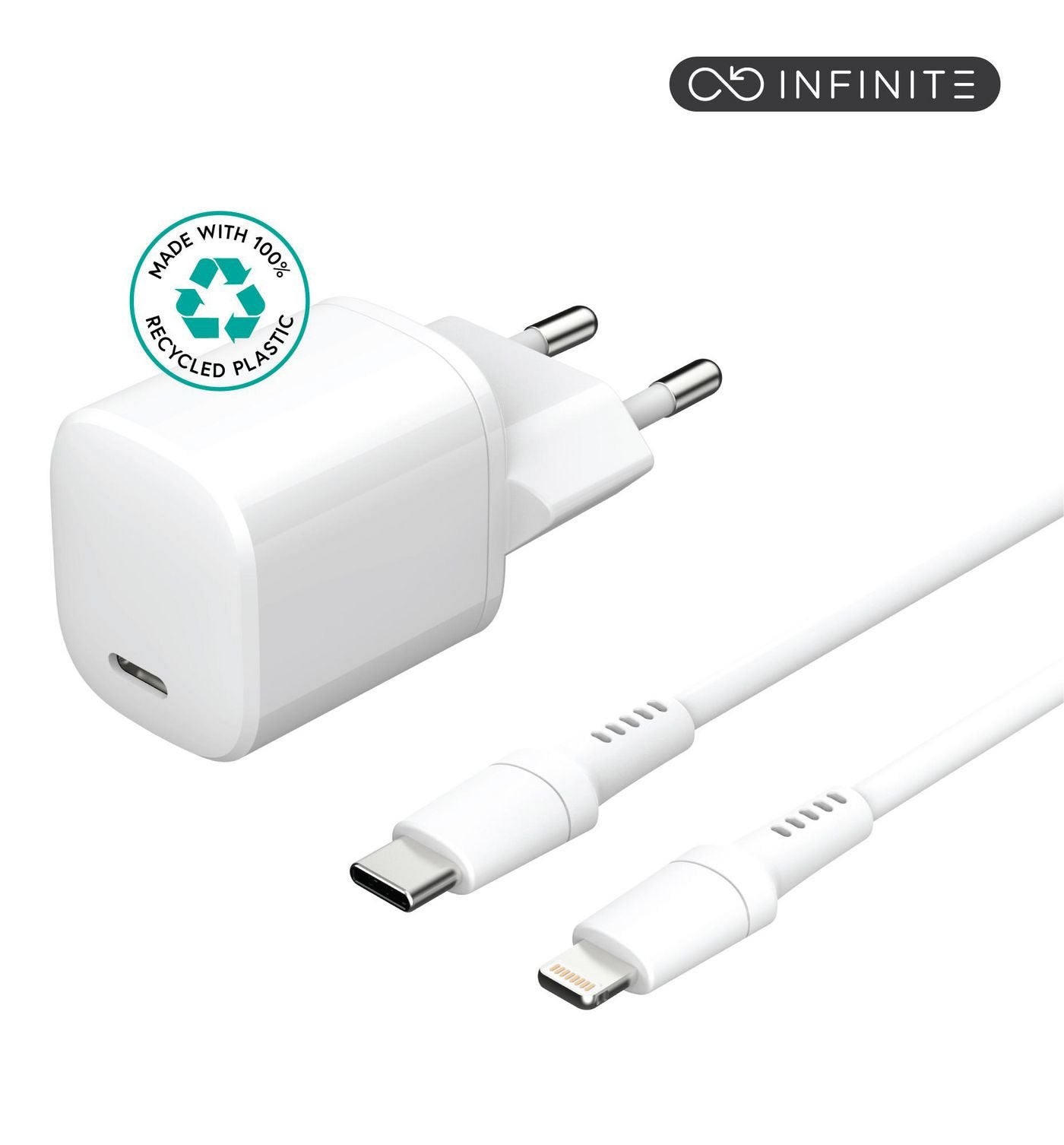 Infinite Charger Kit Pd 20w Charger With 1,5m Usb-C To