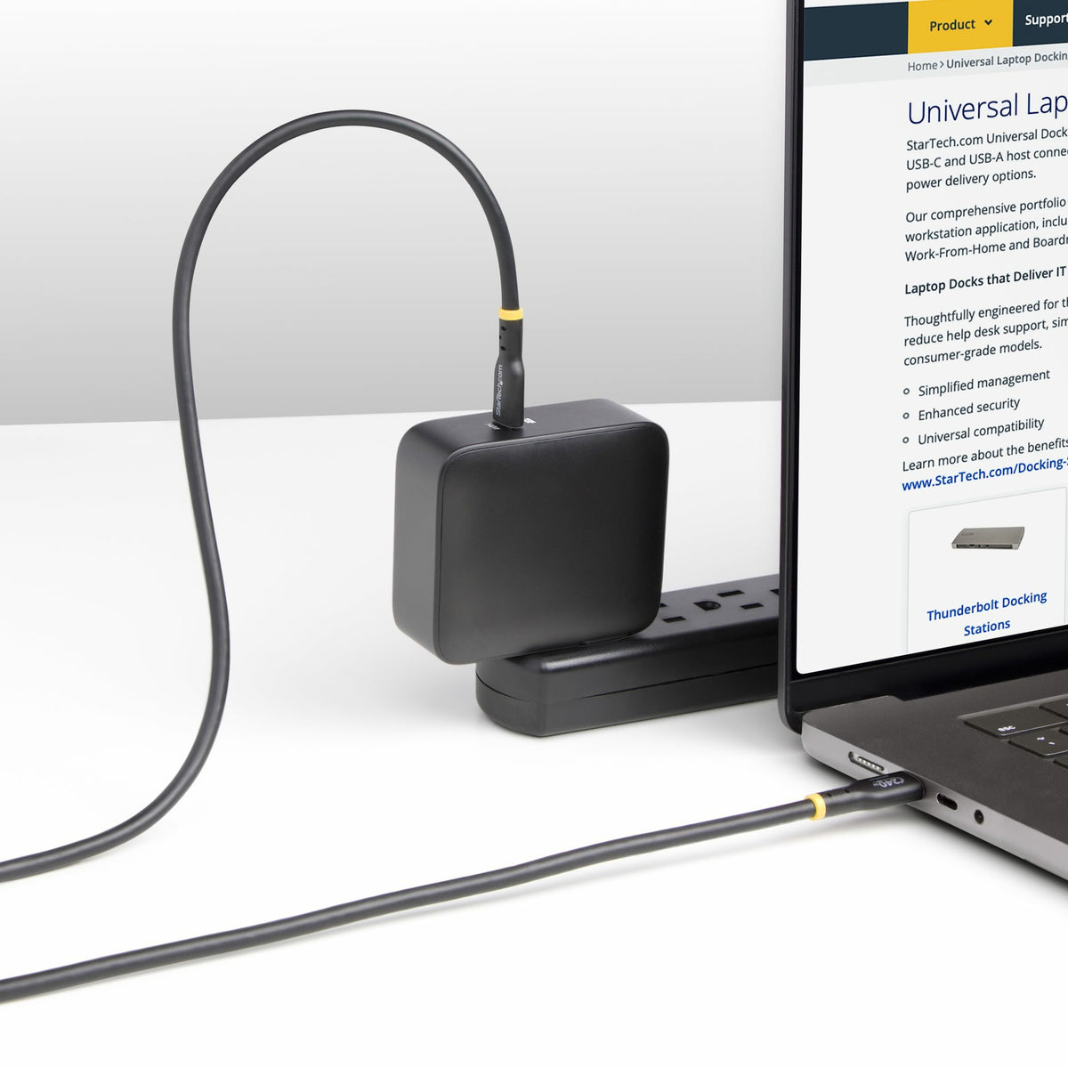 EAN 0065030909181 - StarTech.com USB2EPR3M cable USB USB 2.0 USB C 0,48 Gbit/s Negro imagen 6