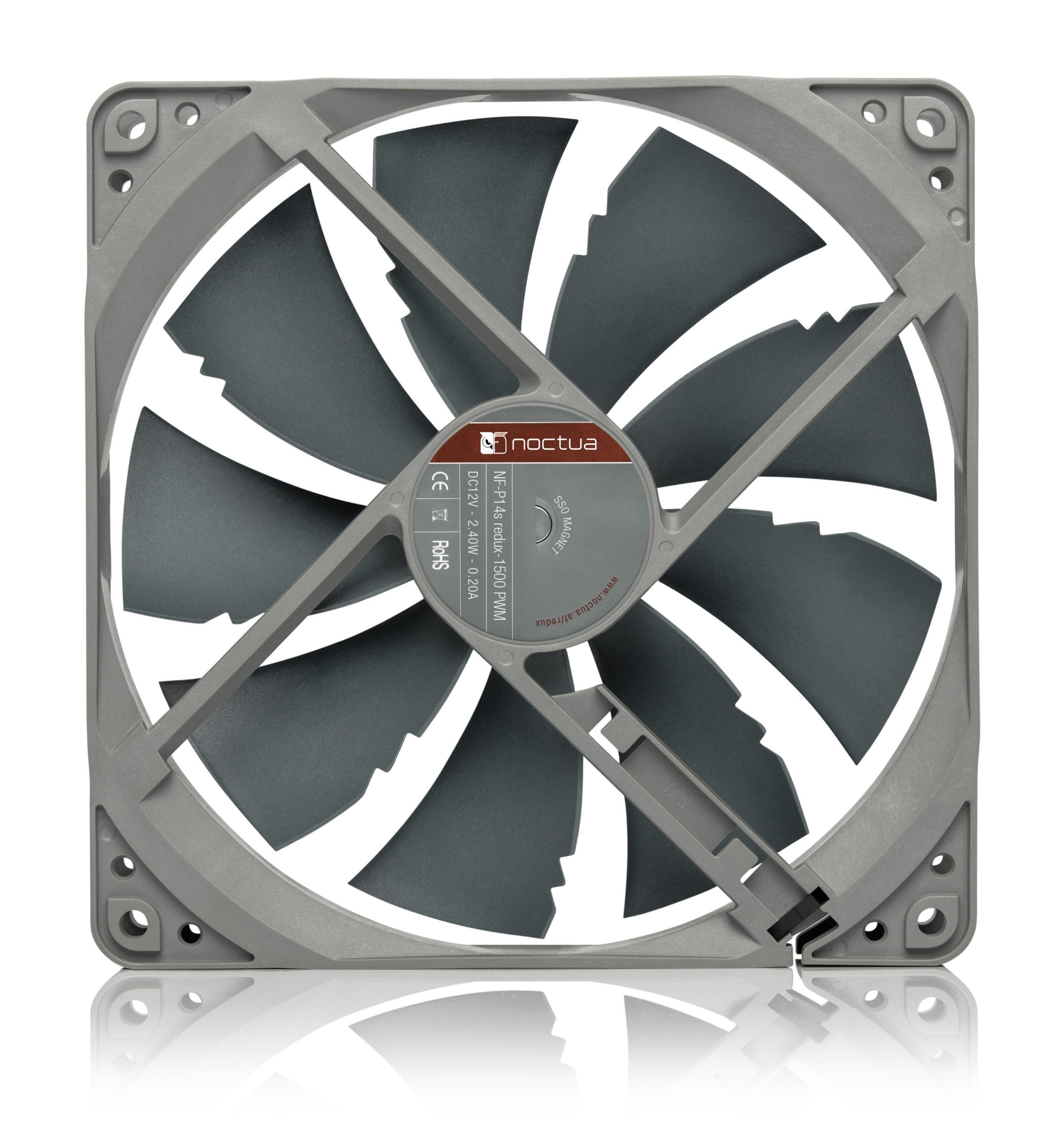 EAN 4716123315230 - Noctua NF-P14S REDUX-1500 PWM sistema de refrigeración para ordenador Carcasa del ordenador Ventilador 14 imagen 3