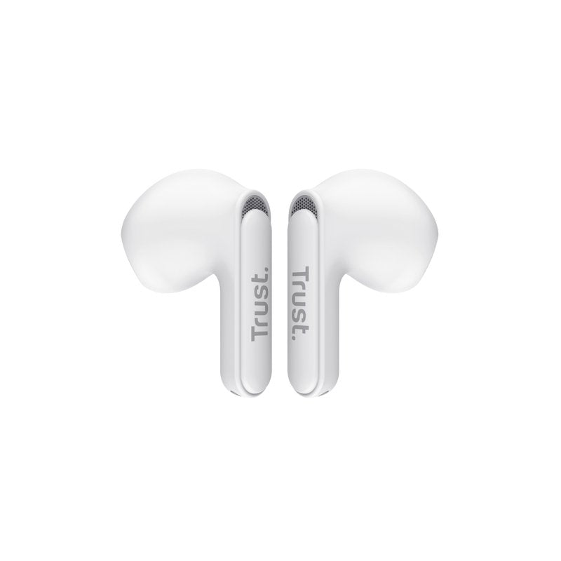 Auriculares Bluetooth Trust Yavi Enc Con Estuche De Carga Blancos
