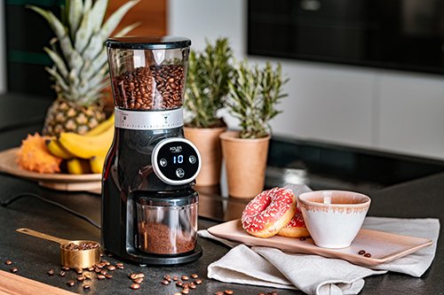 Adler Coffee Grinder Ad 4450 Burr 300 W, 300 G Negro