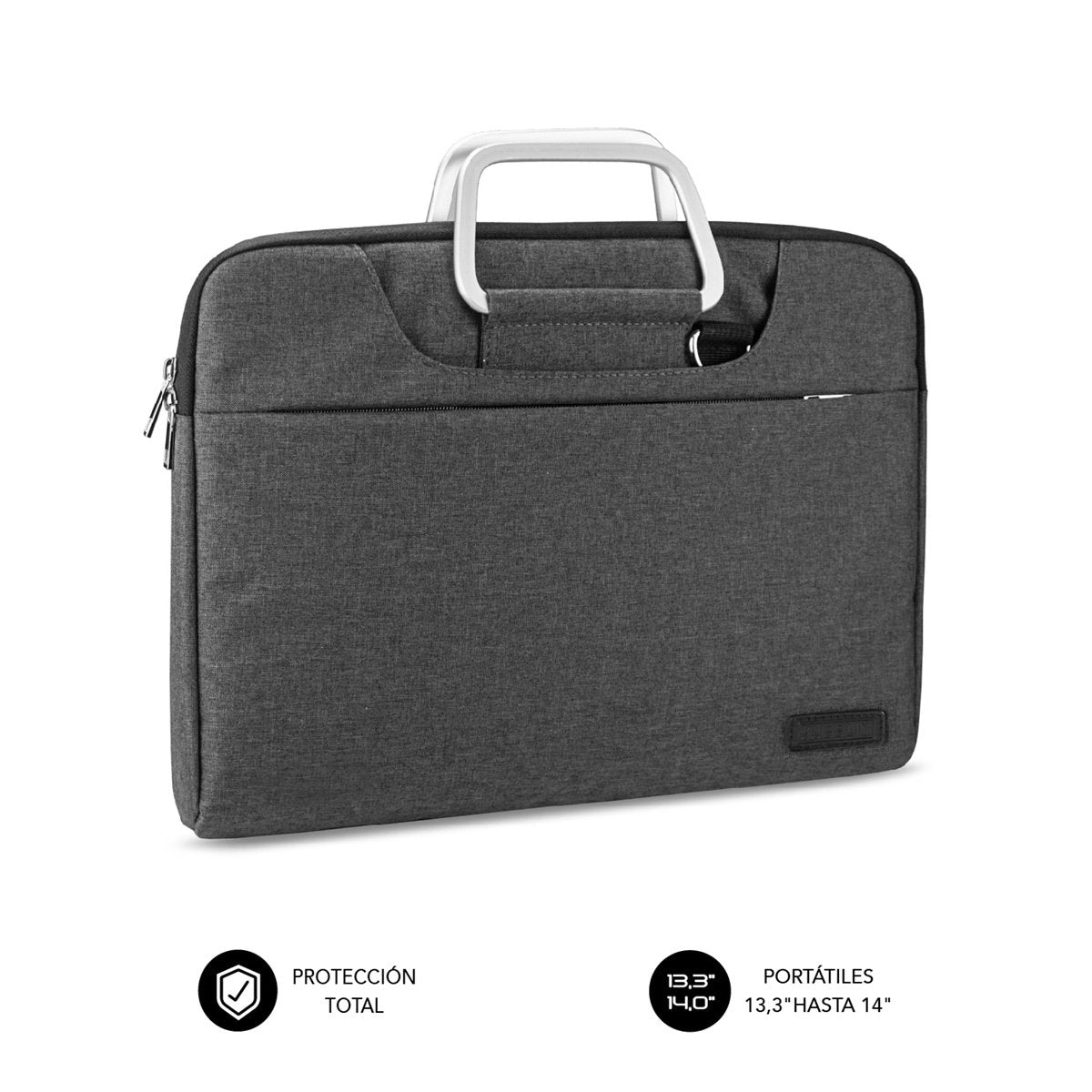 EAN 8436586741334 - SUBBLIM SUB-LS-1BS0002 maletines para portátil 35,6 cm (14") Gris imagen 1