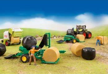 Bruder Recogedora Y Rebobinadora De Fardos 02122