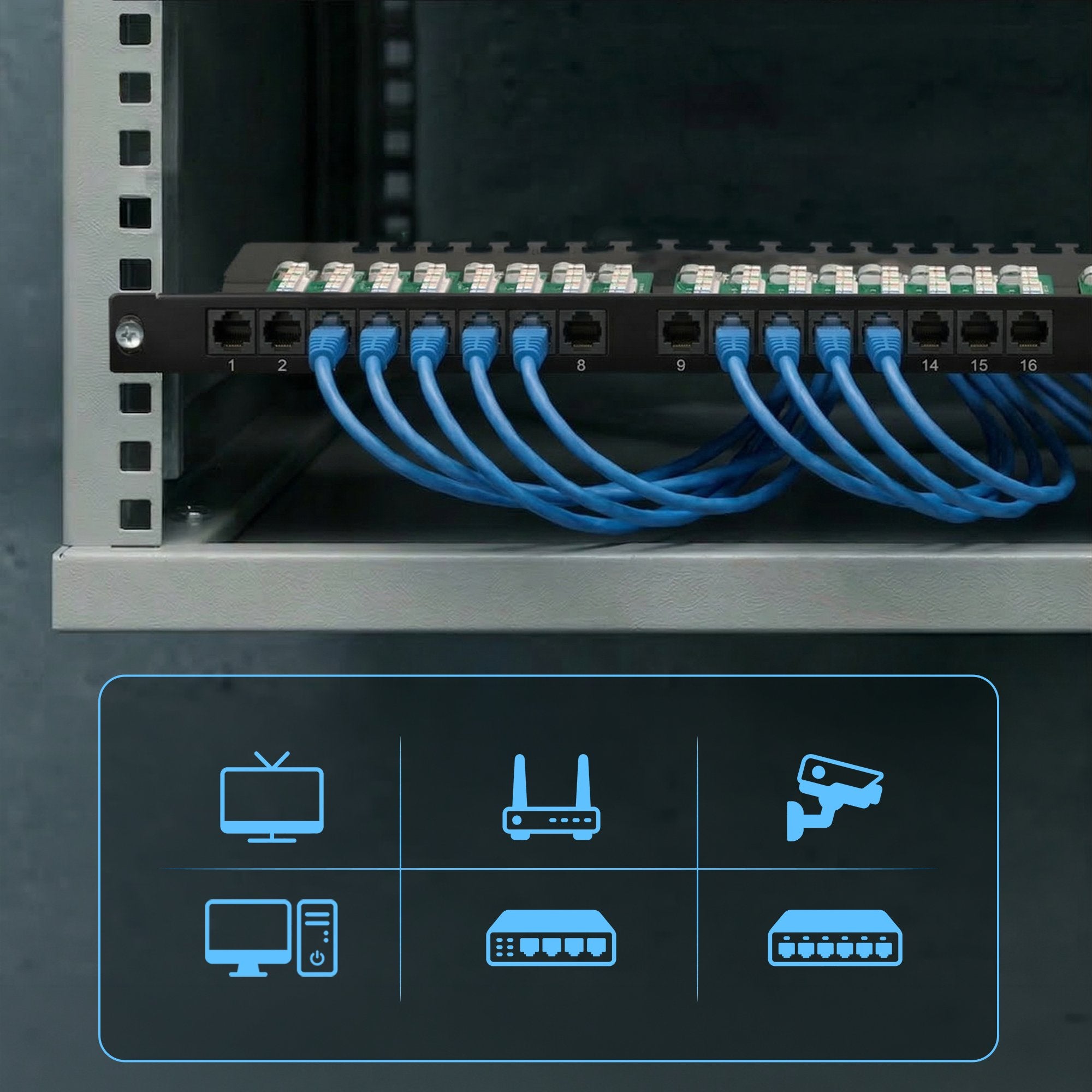 EAN 5902560369663 - Extralink EX.9663 panel de parcheo 0.5U imagen 10