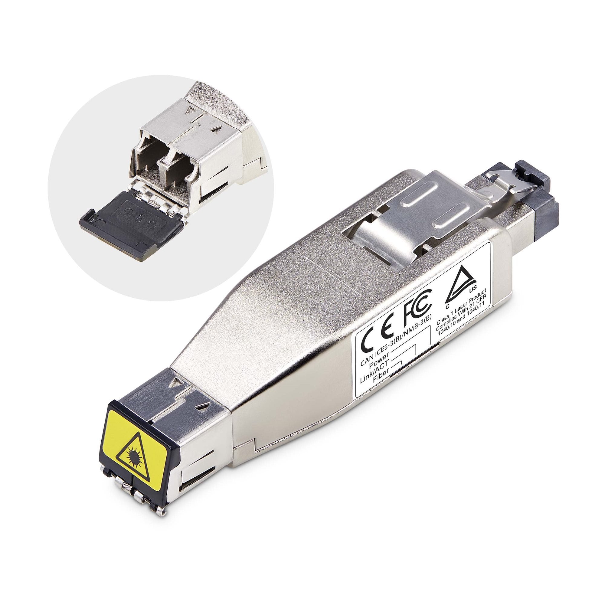 Startech.Com Gigabit Fiber To Rj45 Ethernet Media Converter, Micro Mini - Medienkonverter - 1gbe - Taa-Konform