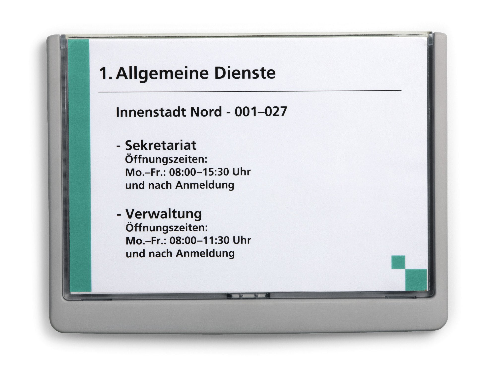 EAN 4005546405483 - Durable 486637 portacartel y stand de información Portacarteles A5 Plástico Grafito imagen 2